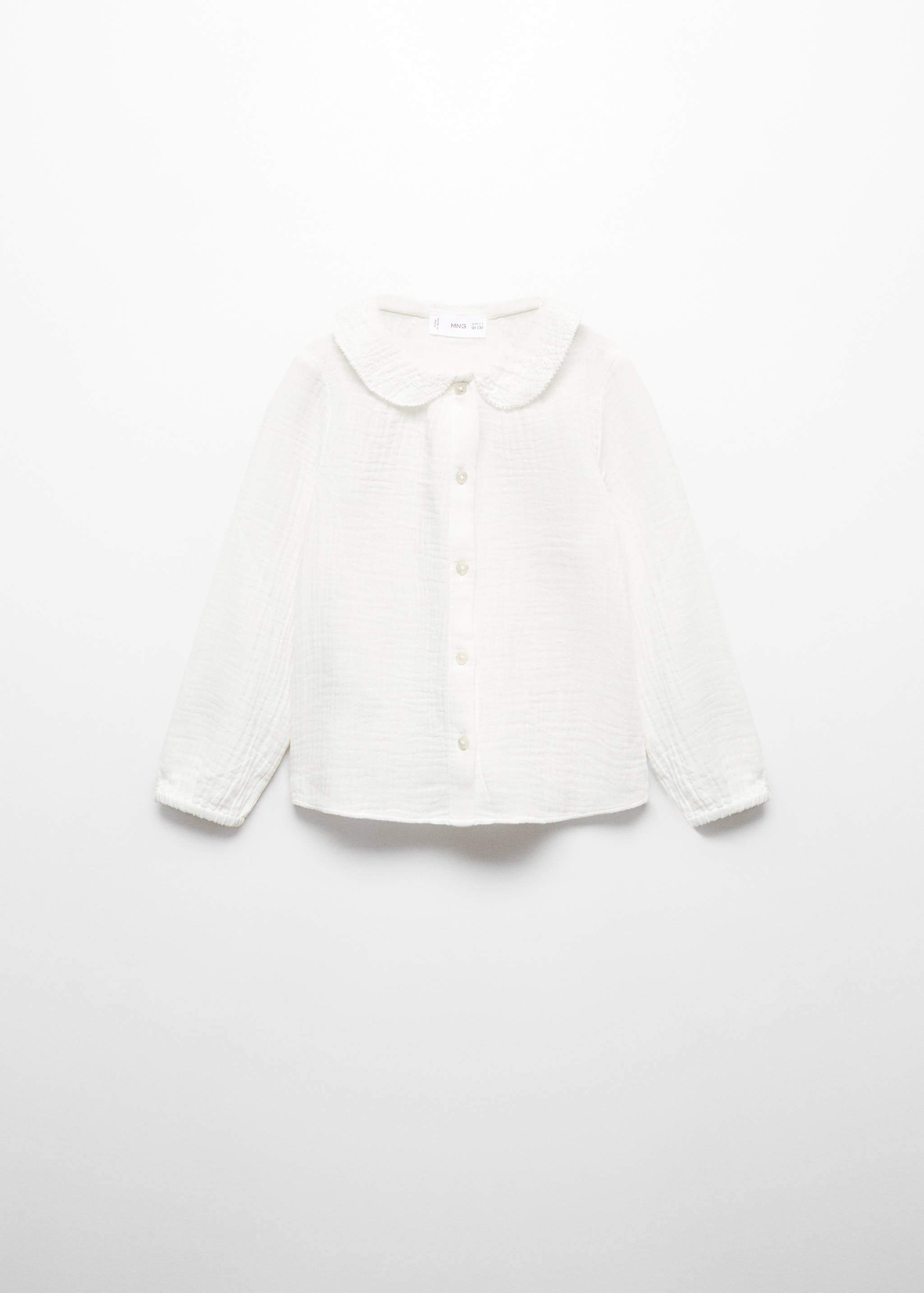 Cheesecloth cotton blouse - Article without model