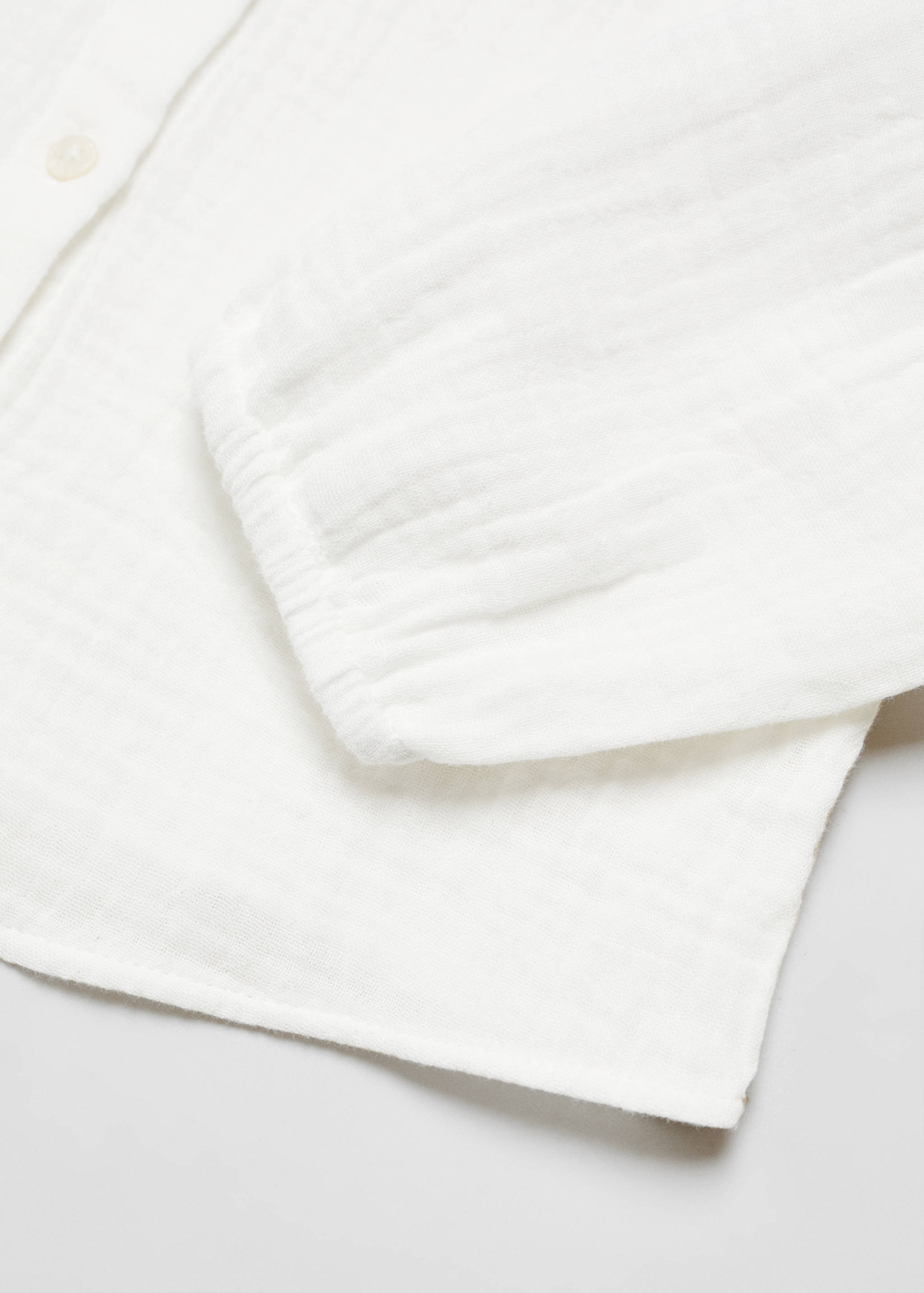 Cheesecloth cotton blouse - Details of the article 8