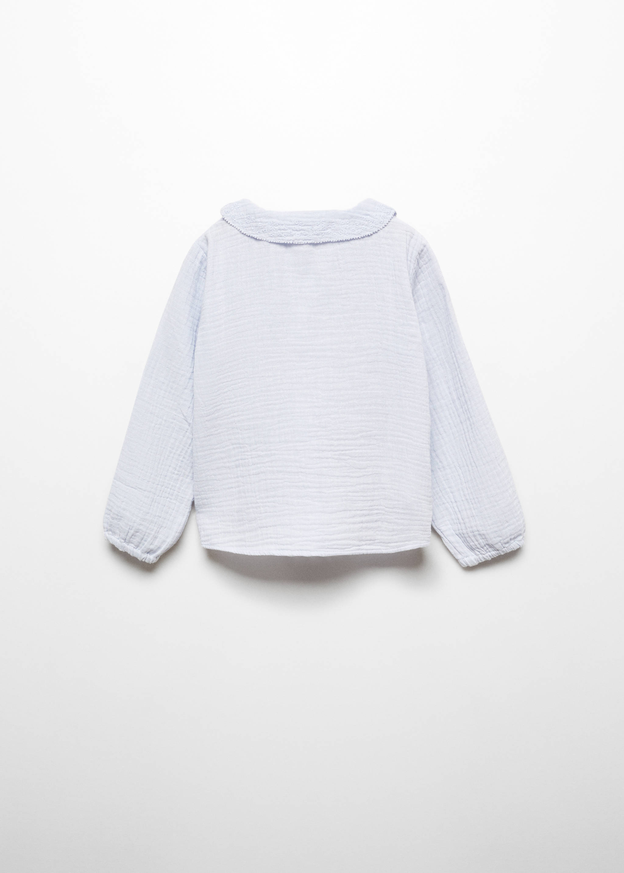 Cheesecloth cotton blouse - Reverse of the article