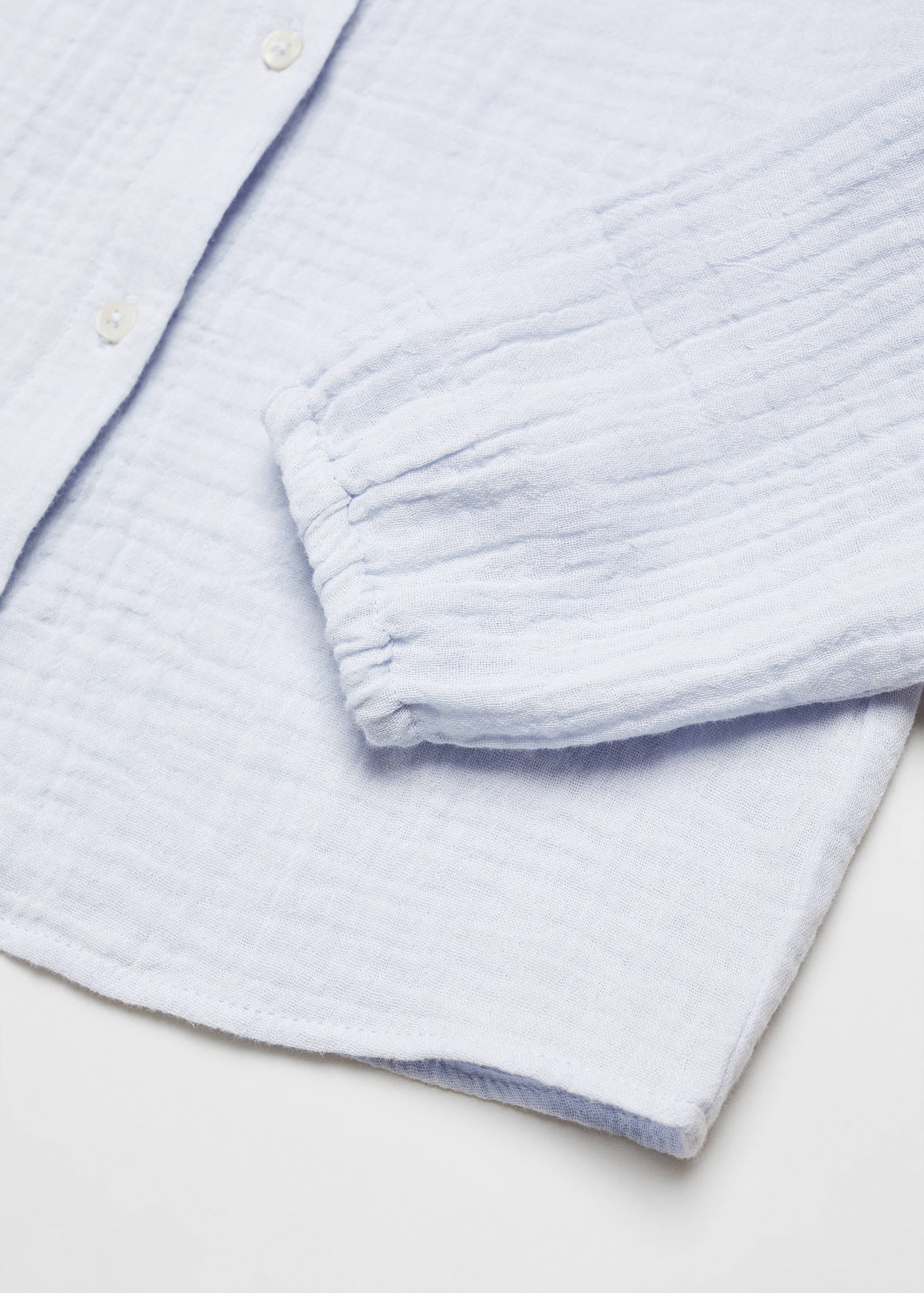 Cheesecloth cotton blouse - Details of the article 8