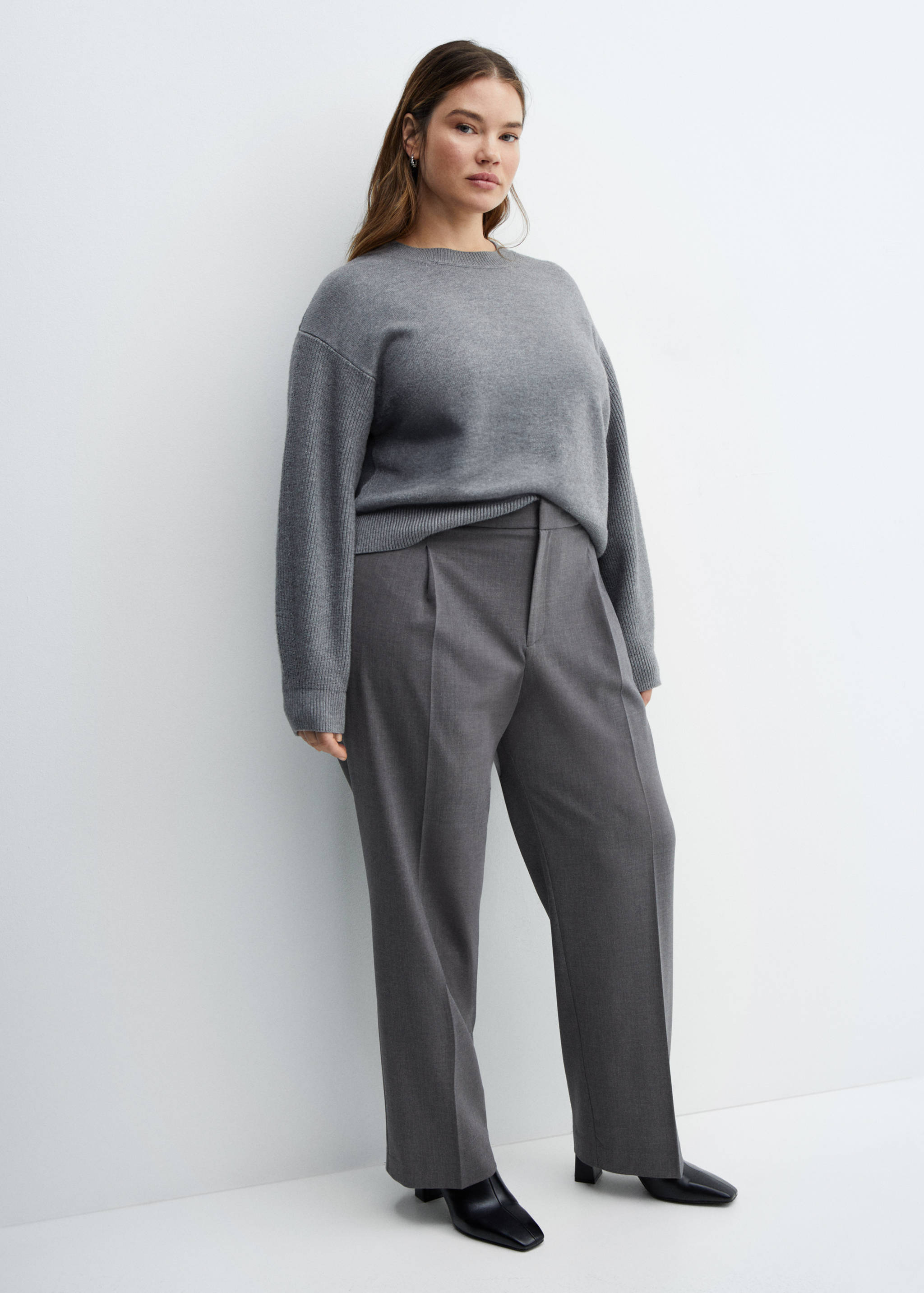 Pantalón jaspeado recto - Detalle del artículo 4