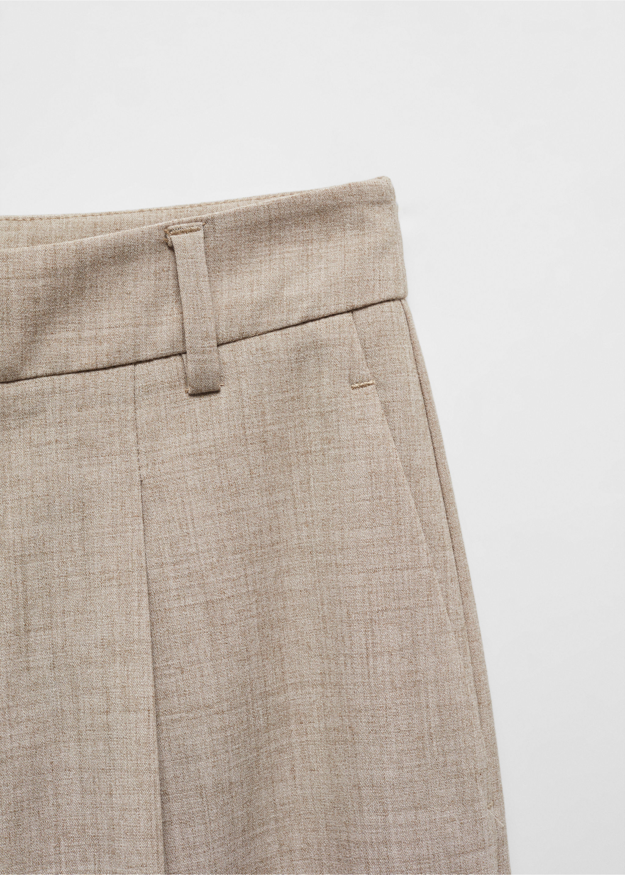 Straight-fit flecked trousers - Details of the article 8