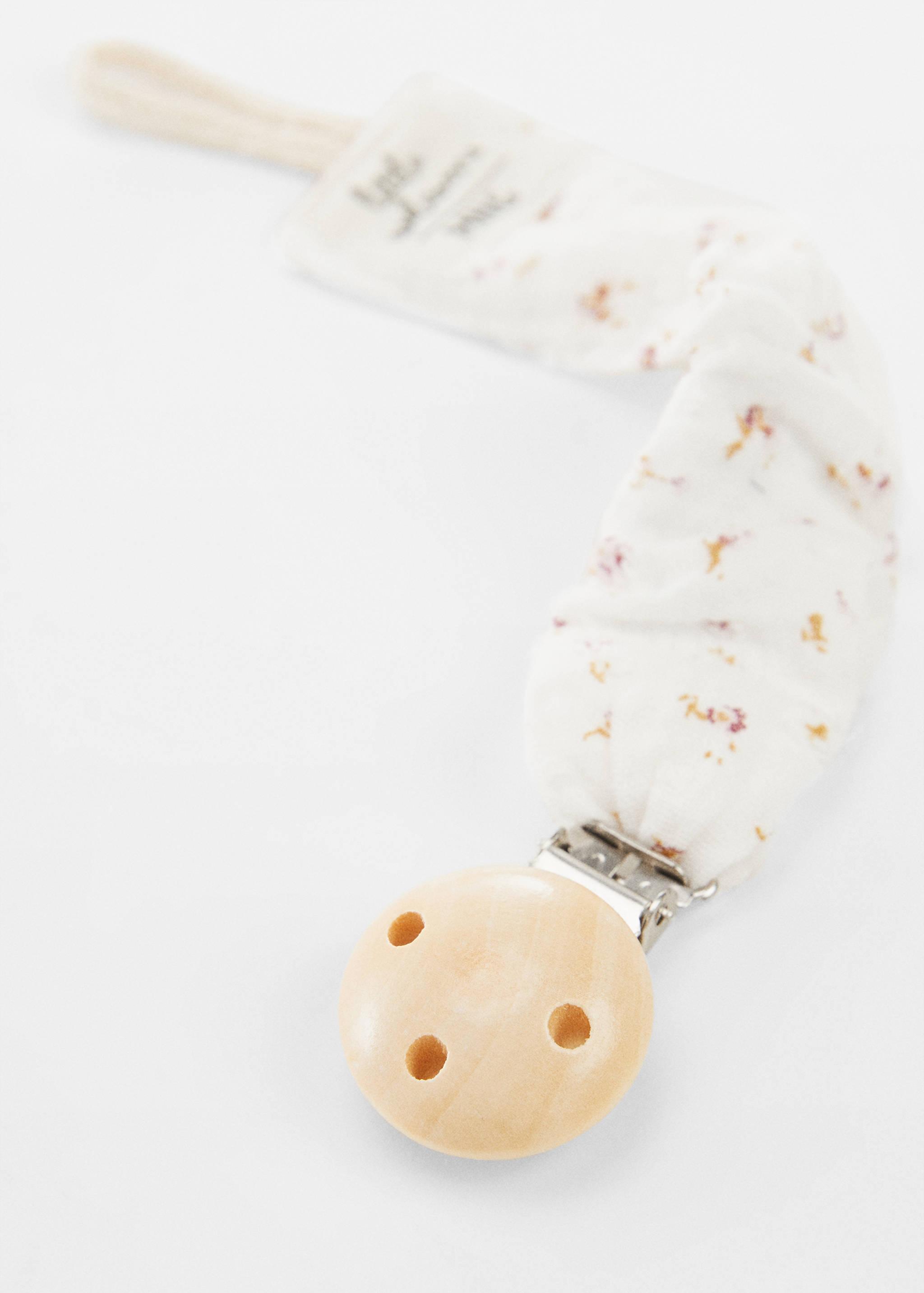 Gemustertes Schnullerband mit Clip - Detail des Artikels 1