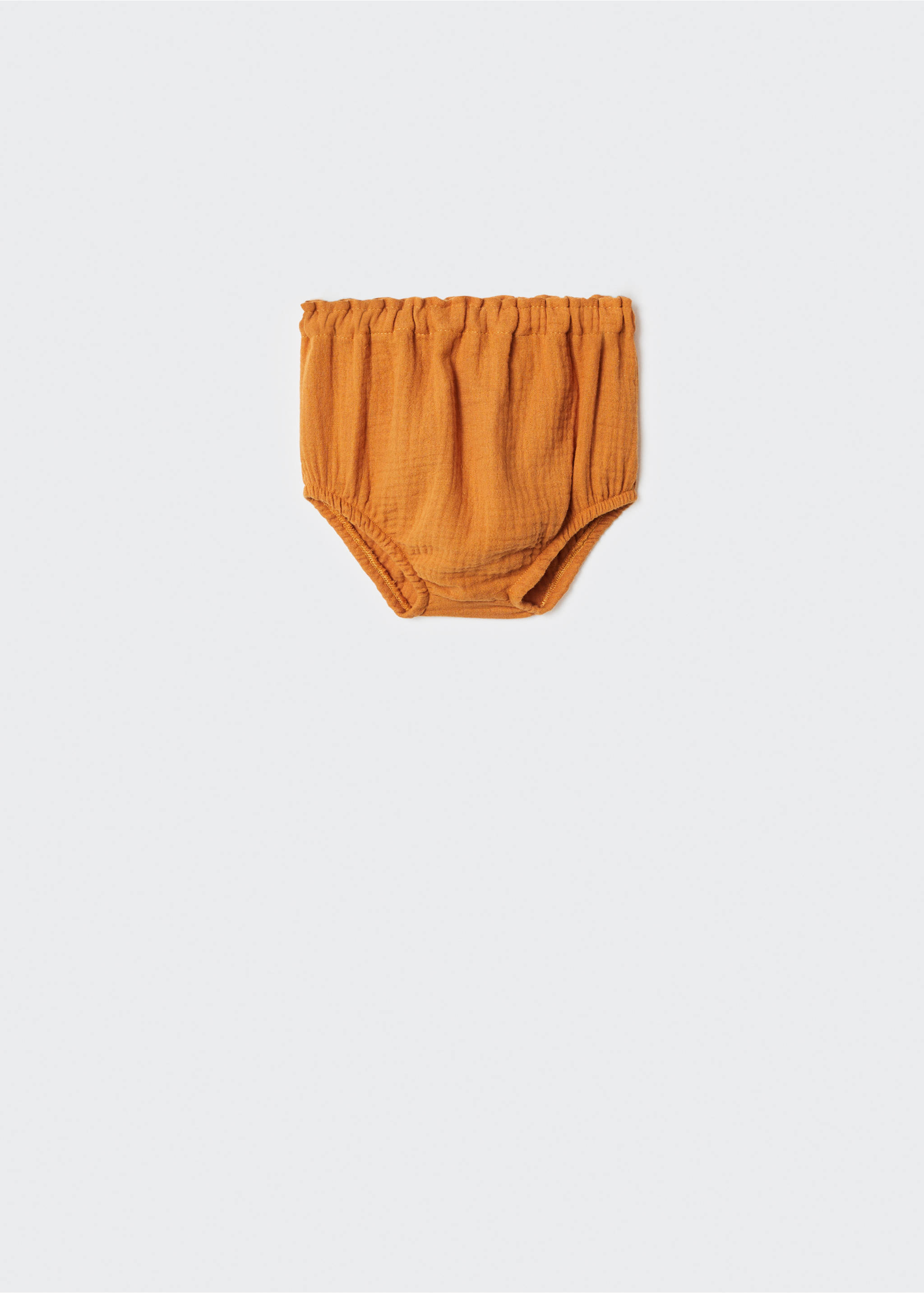 Baumwoll-Shorts - Artikel ohne Model, Senfgelb. Ref: 67090667-00.