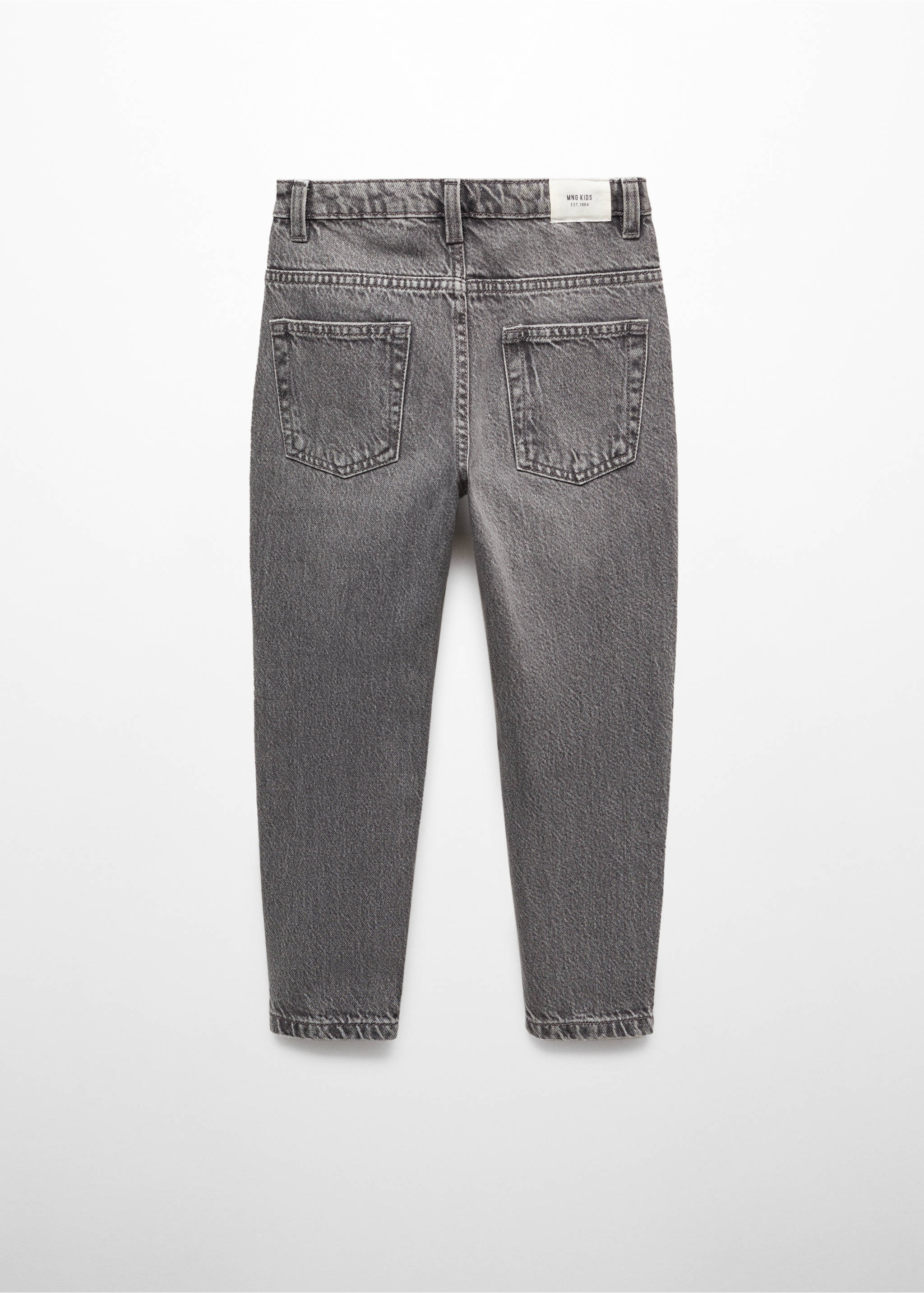 Dad decorative ripped jeans - Reverse of the article, Denim Grey. Ref: 67090669-00.