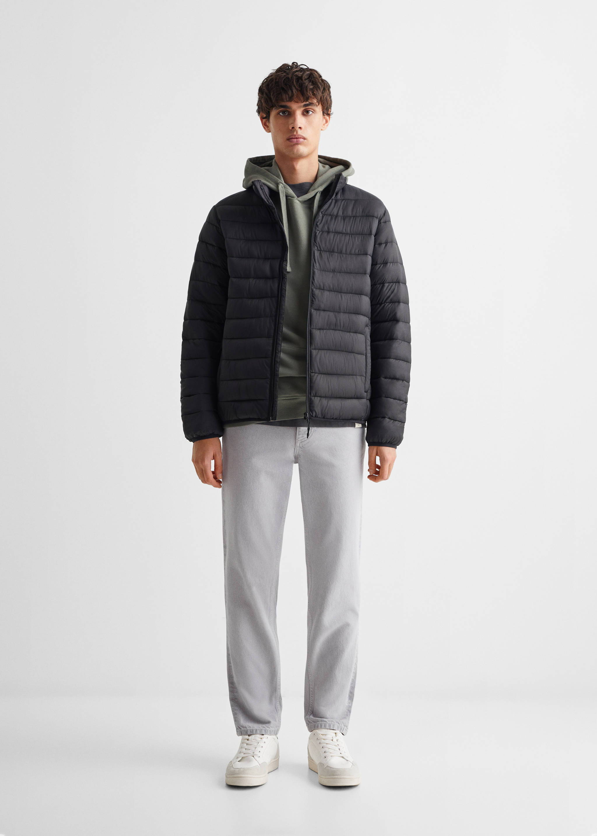 Steppanorak mit Zip - Allgemeine Ansicht