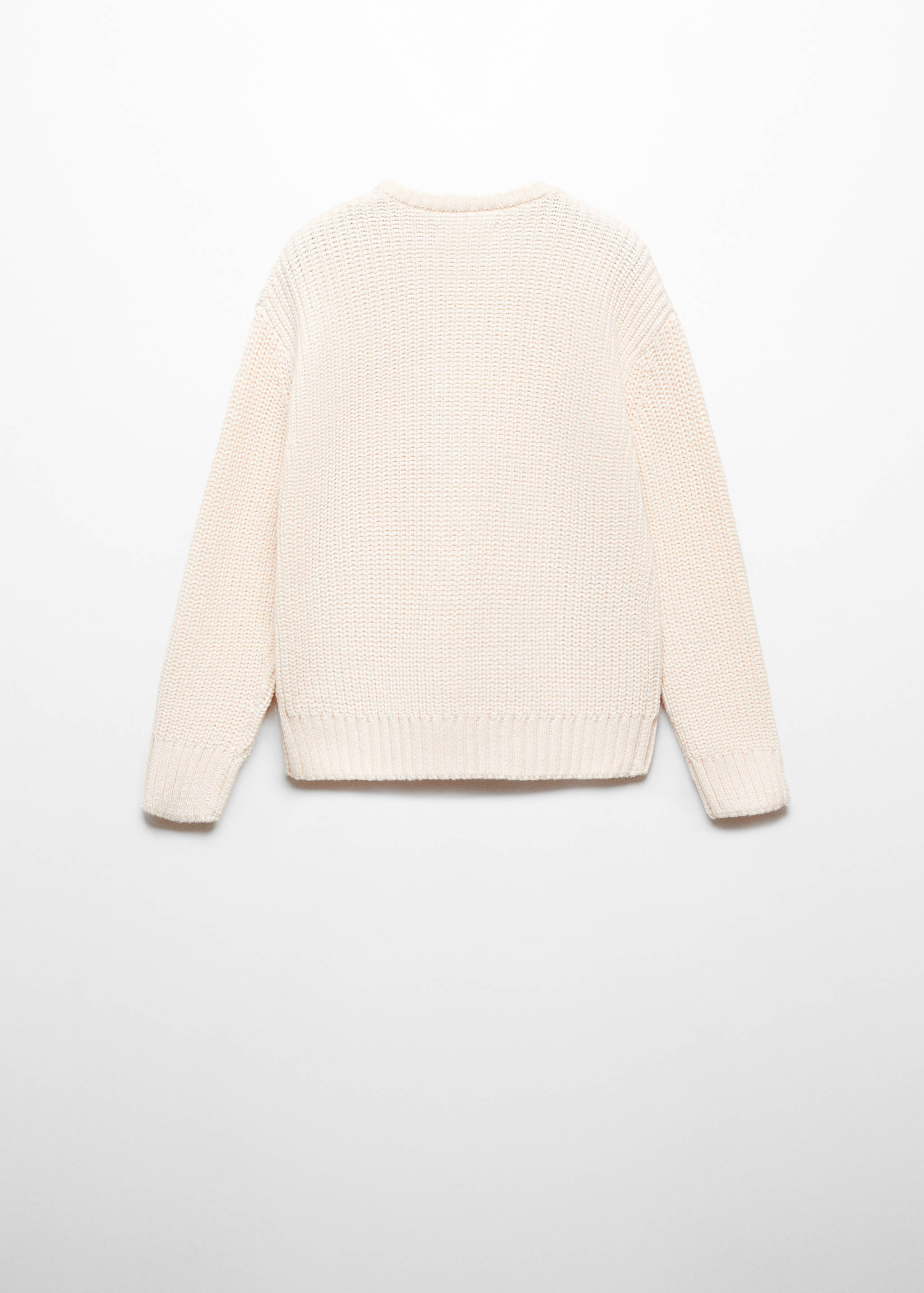 Jersei brodat floral - Revers de l'article