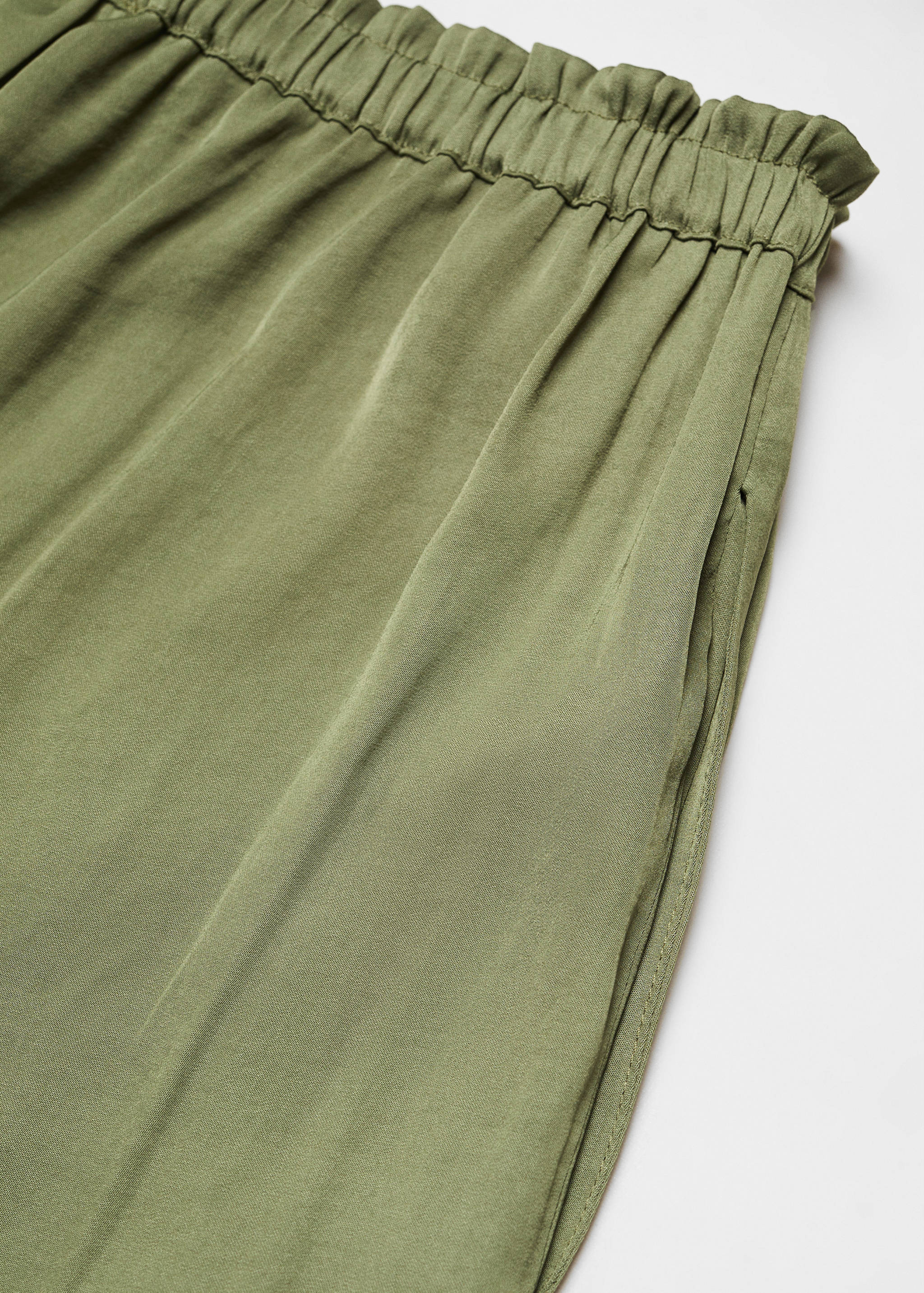 Pantalon satiné taille élastique - Détail de l'article 8