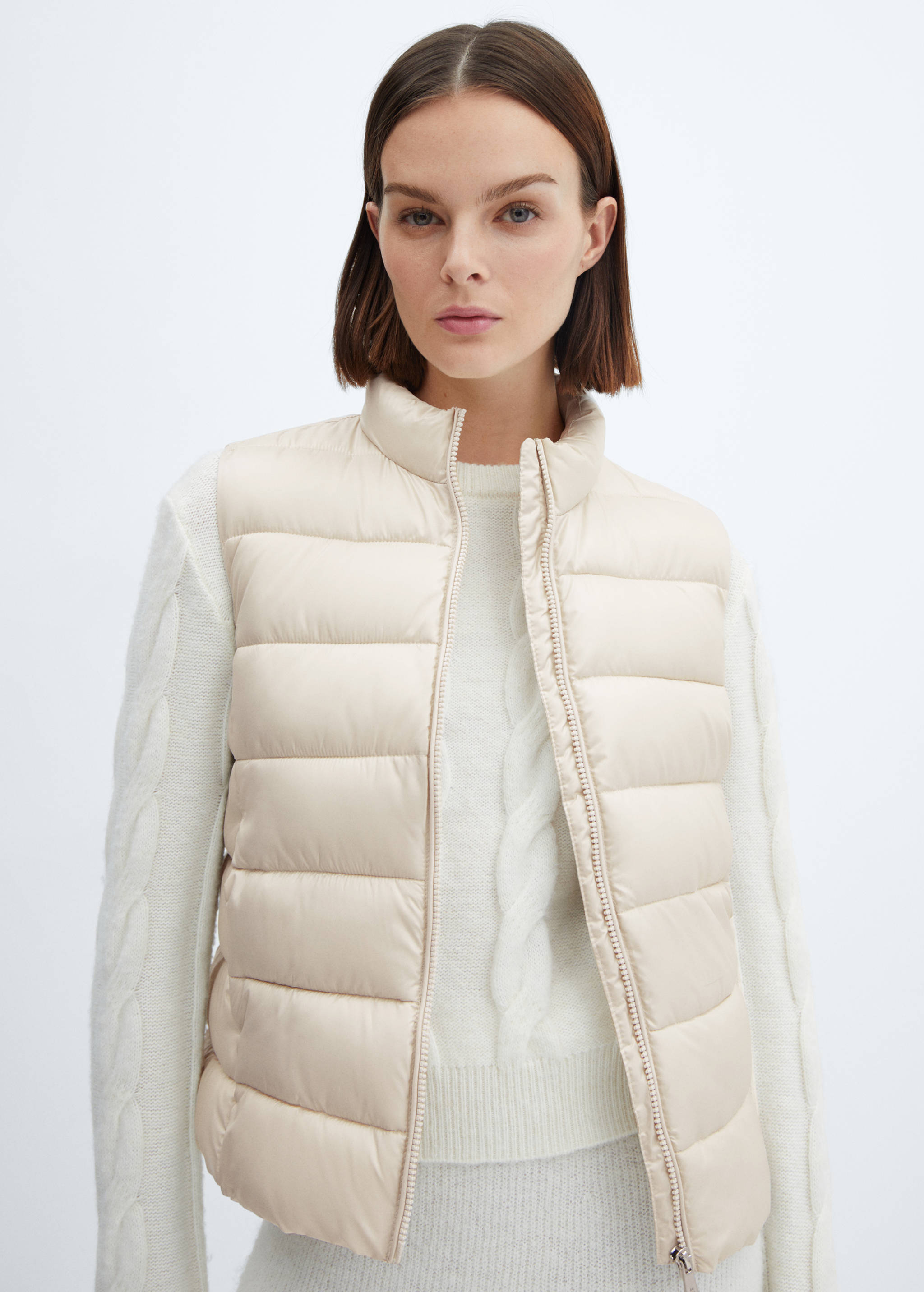 Ultra-light quilted gilet - Medium plane