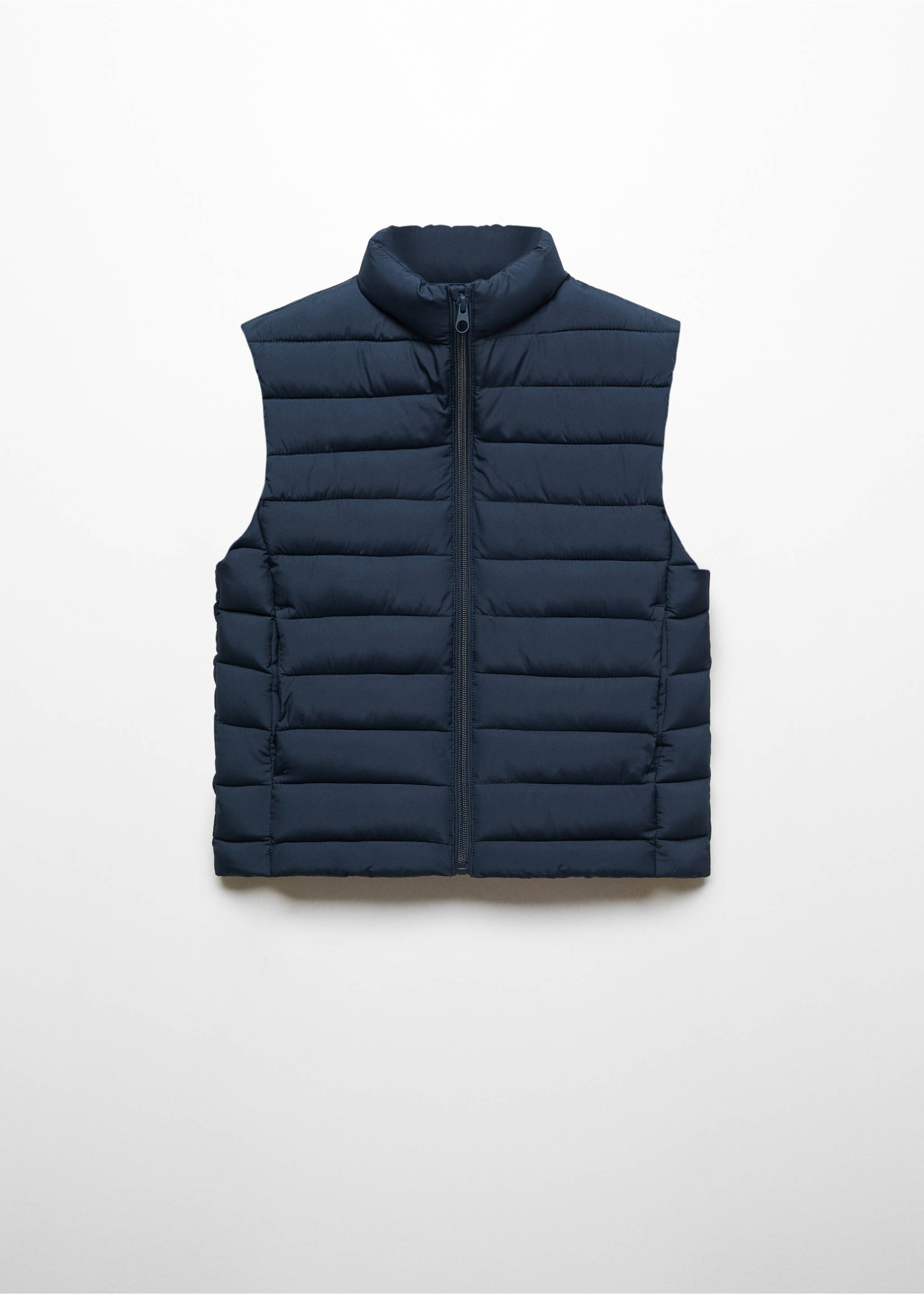 Quilted gilet - Article without model, Dark Navy. Ref: 67092911-00.