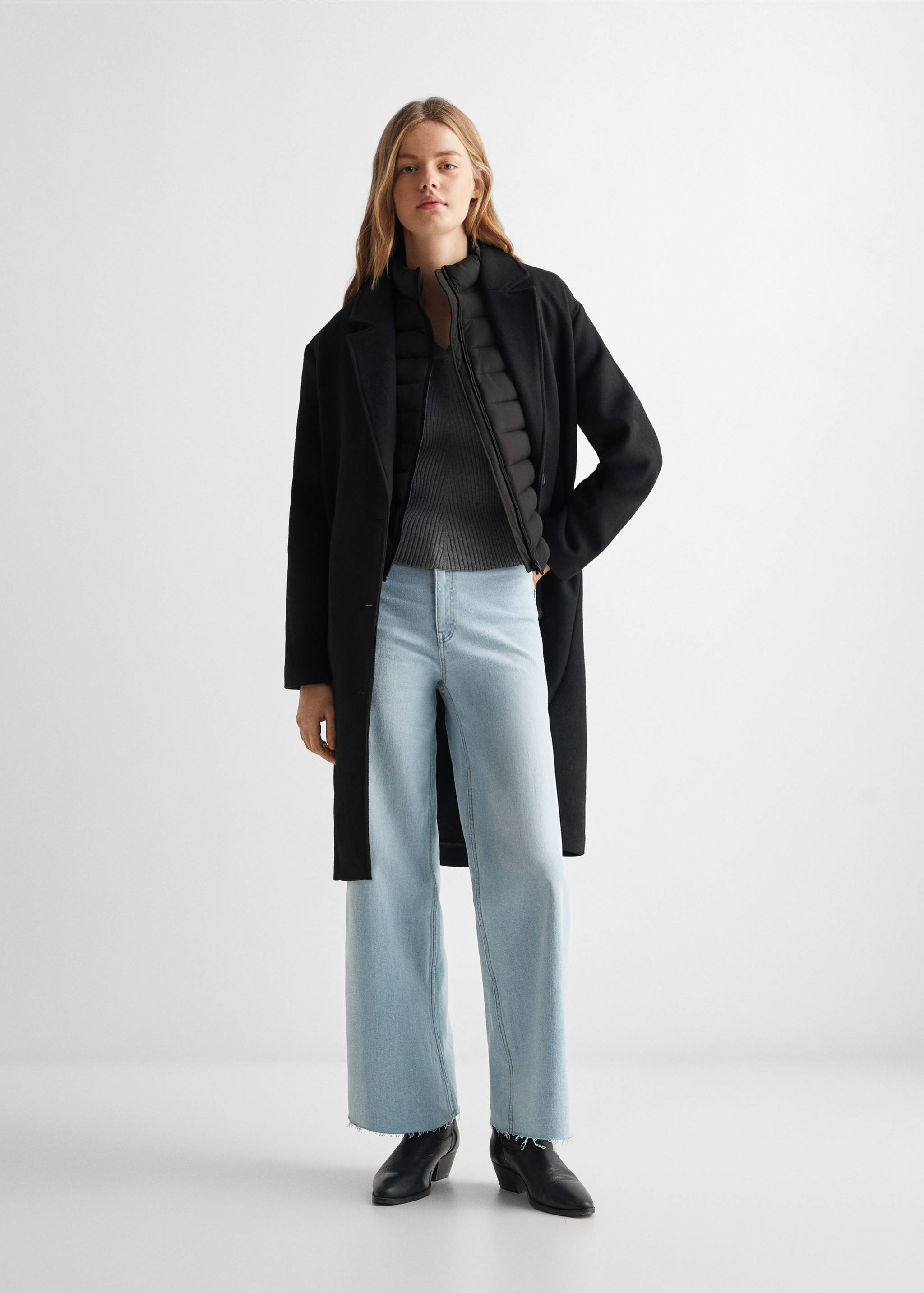 Quilted gilet - General plane, Black. Ref: 67092911-00.