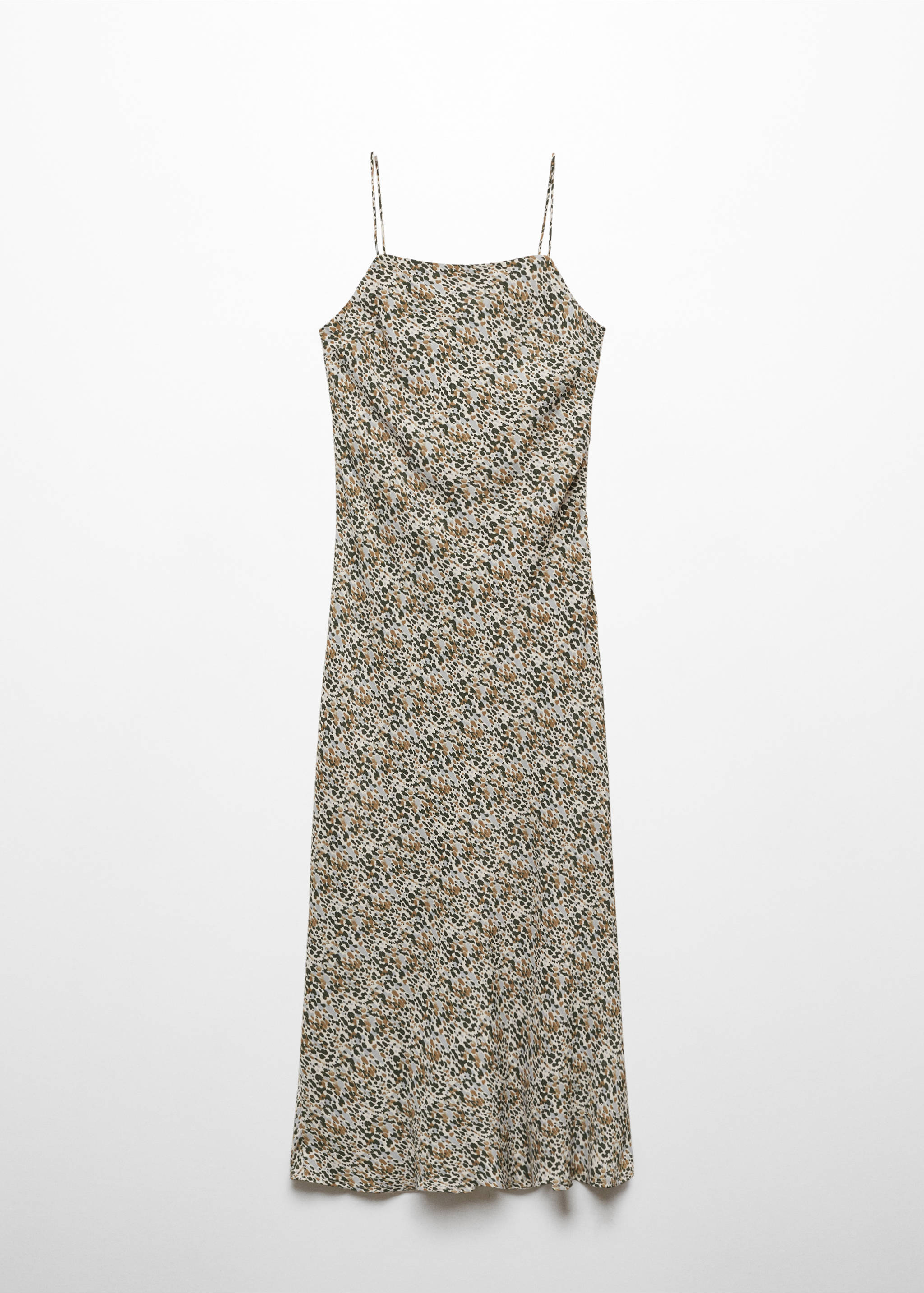 Robe longue imprimée - Article sans modèle, Beige. Ref: 67092914-00.