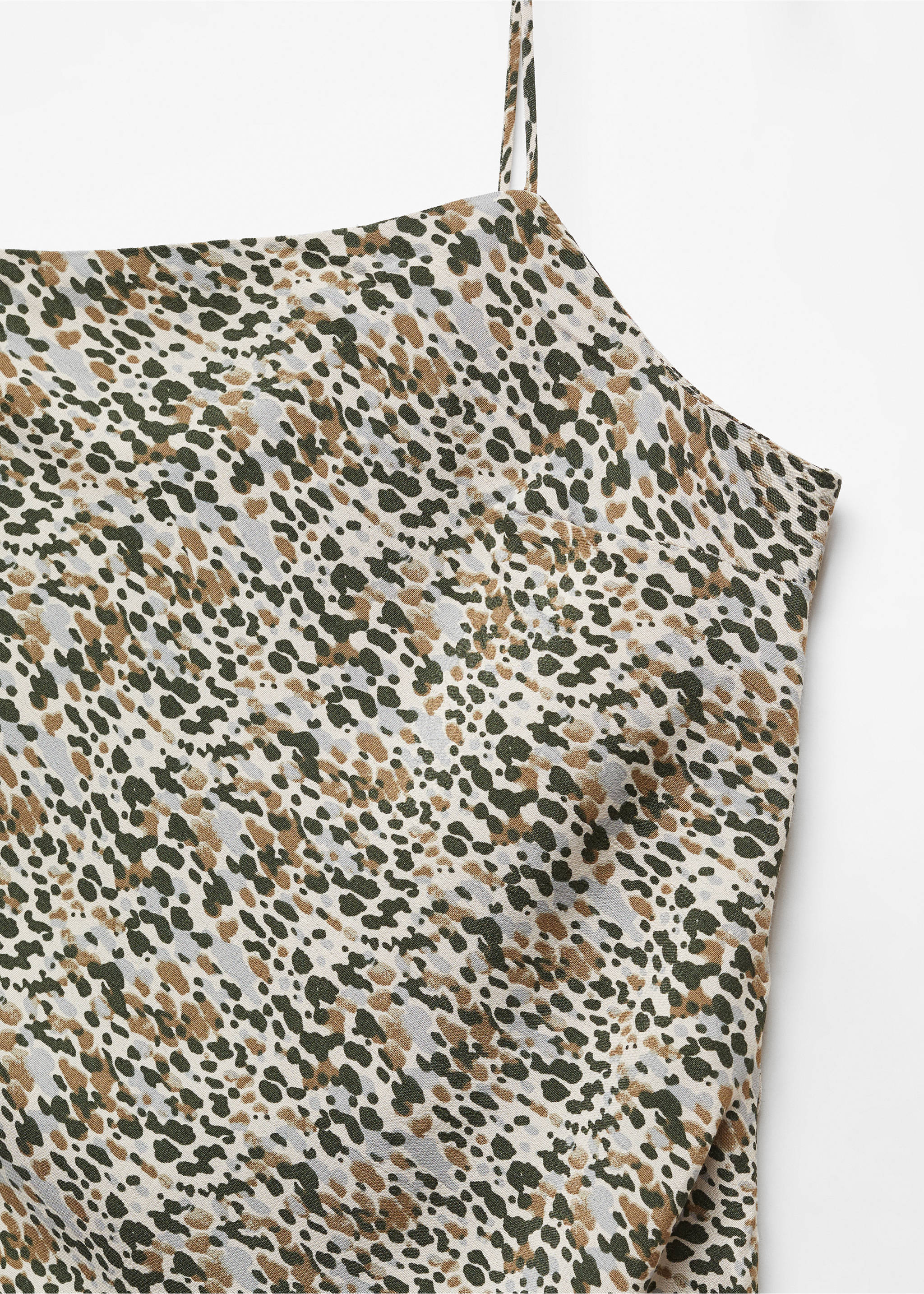 Robe longue imprimée - Détail de l'article 8, Beige. Ref: 67092914-00.