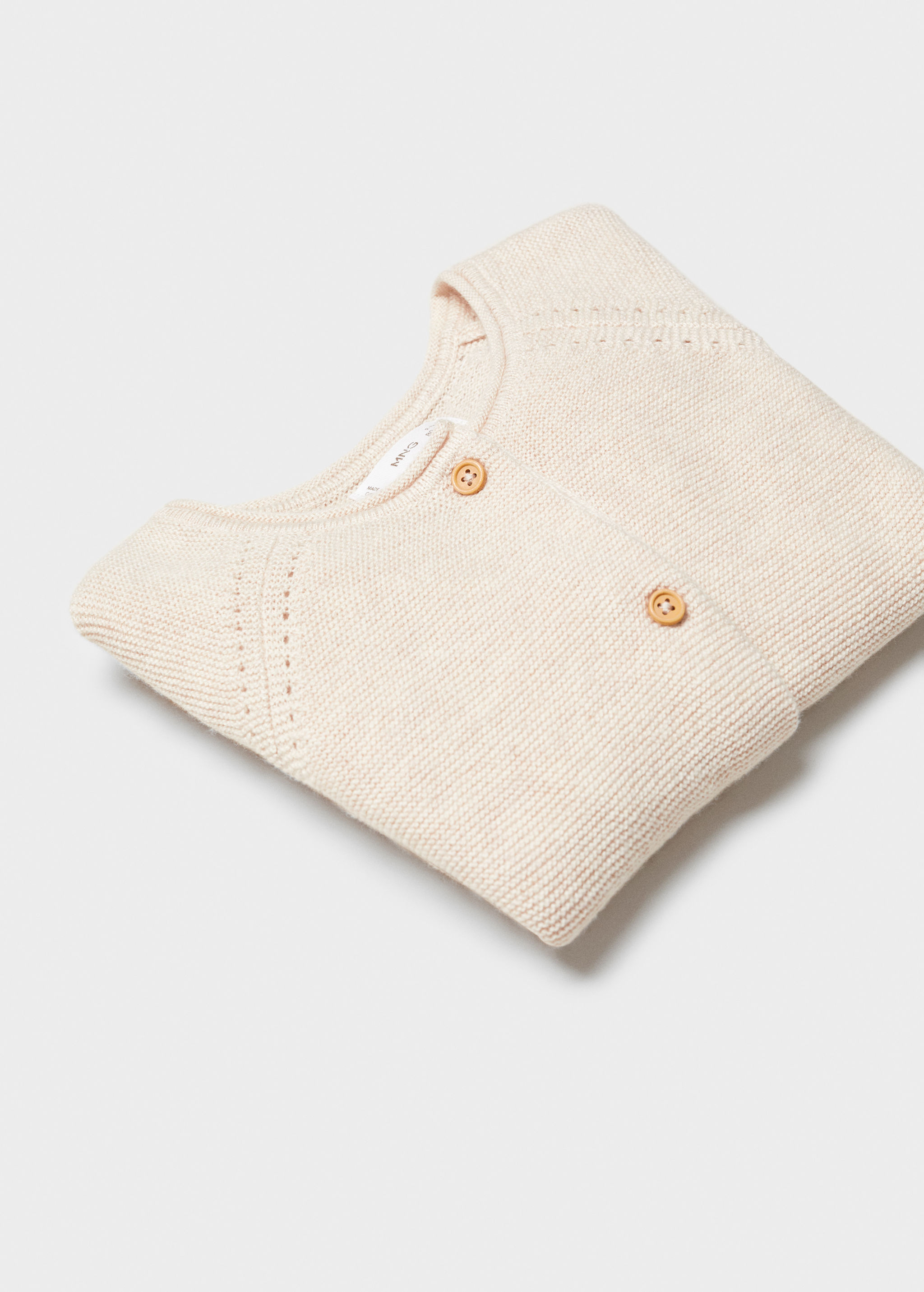 Cardigan de malha de algodão - Pormenor do artigo 0