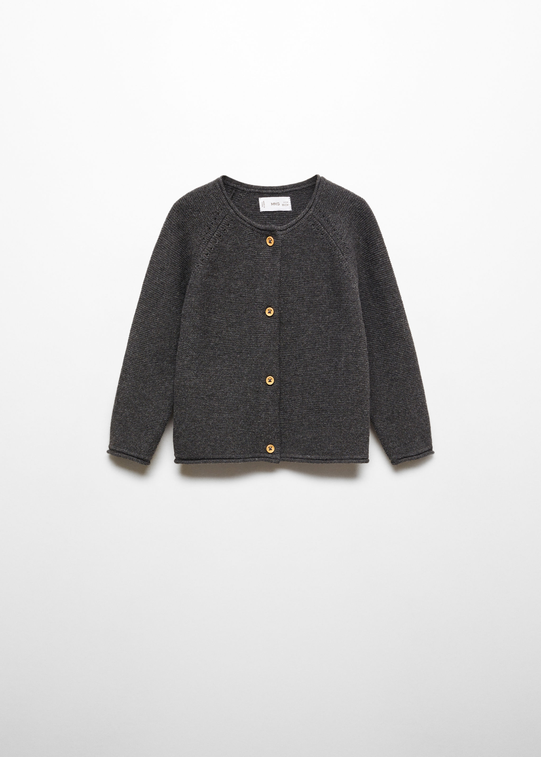 Cardigan de malha de algodão - Artigo sem modelo