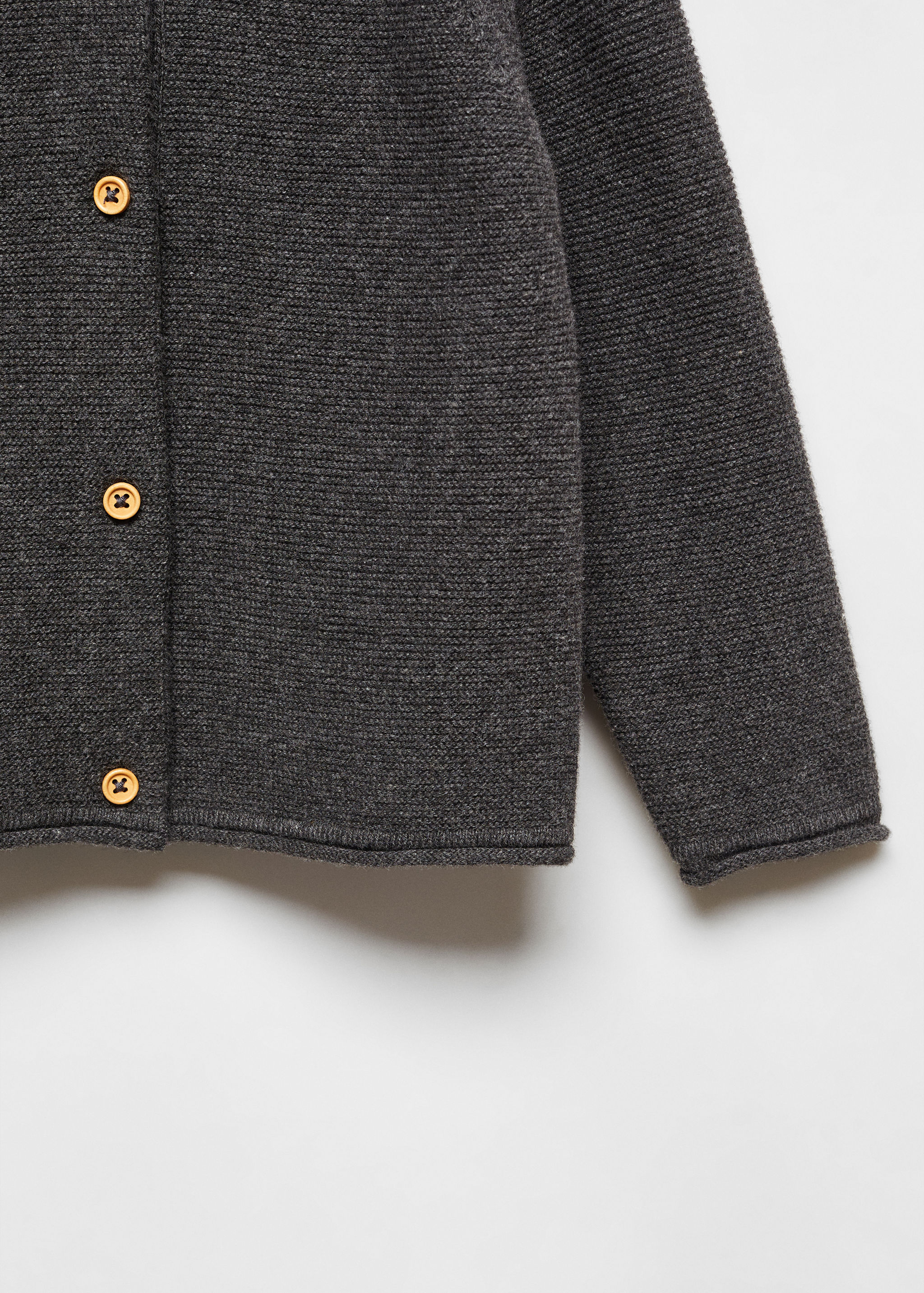 Cardigan de malha de algodão - Pormenor do artigo 8