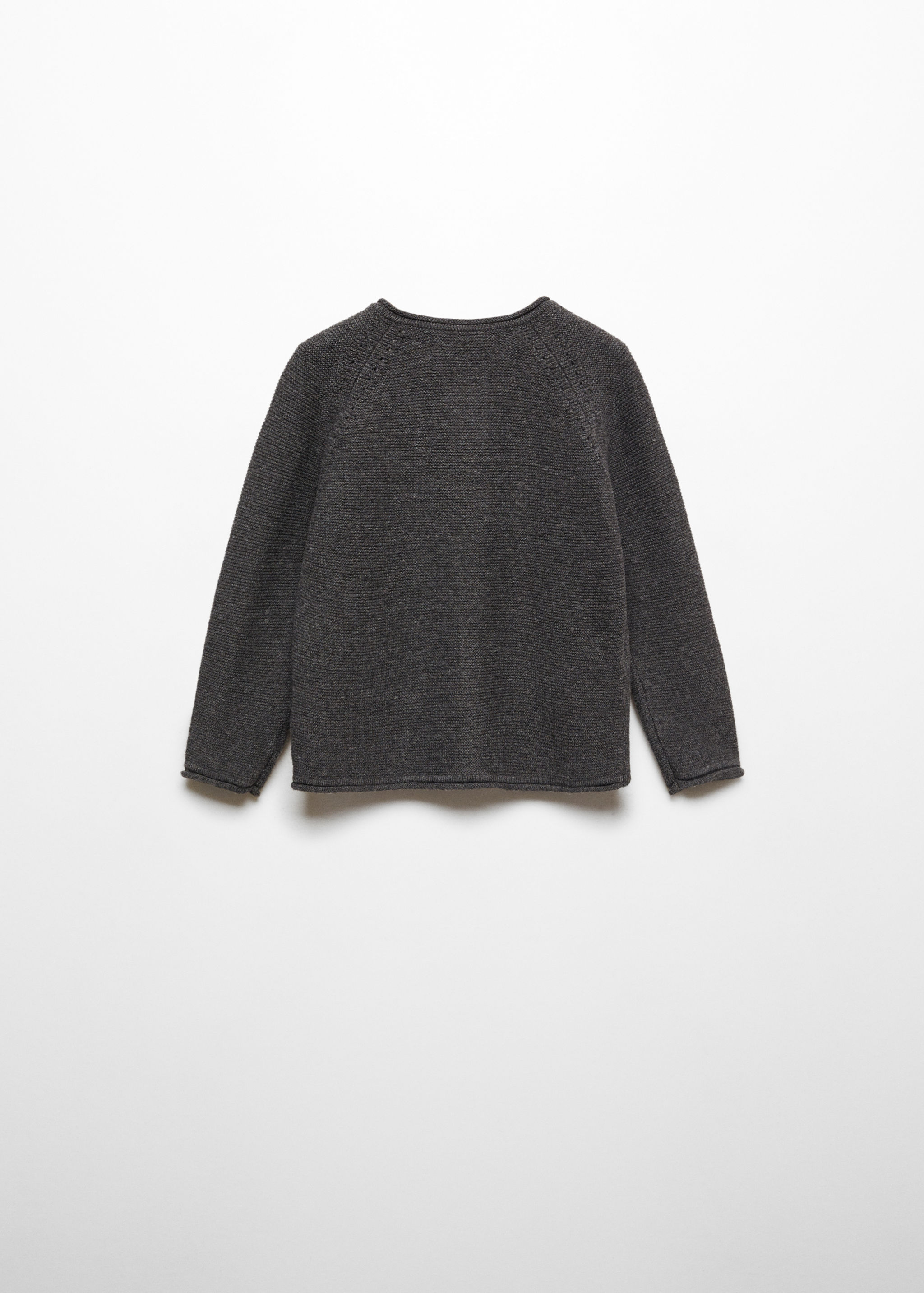 Cardigan de malha de algodão - Verso do artigo