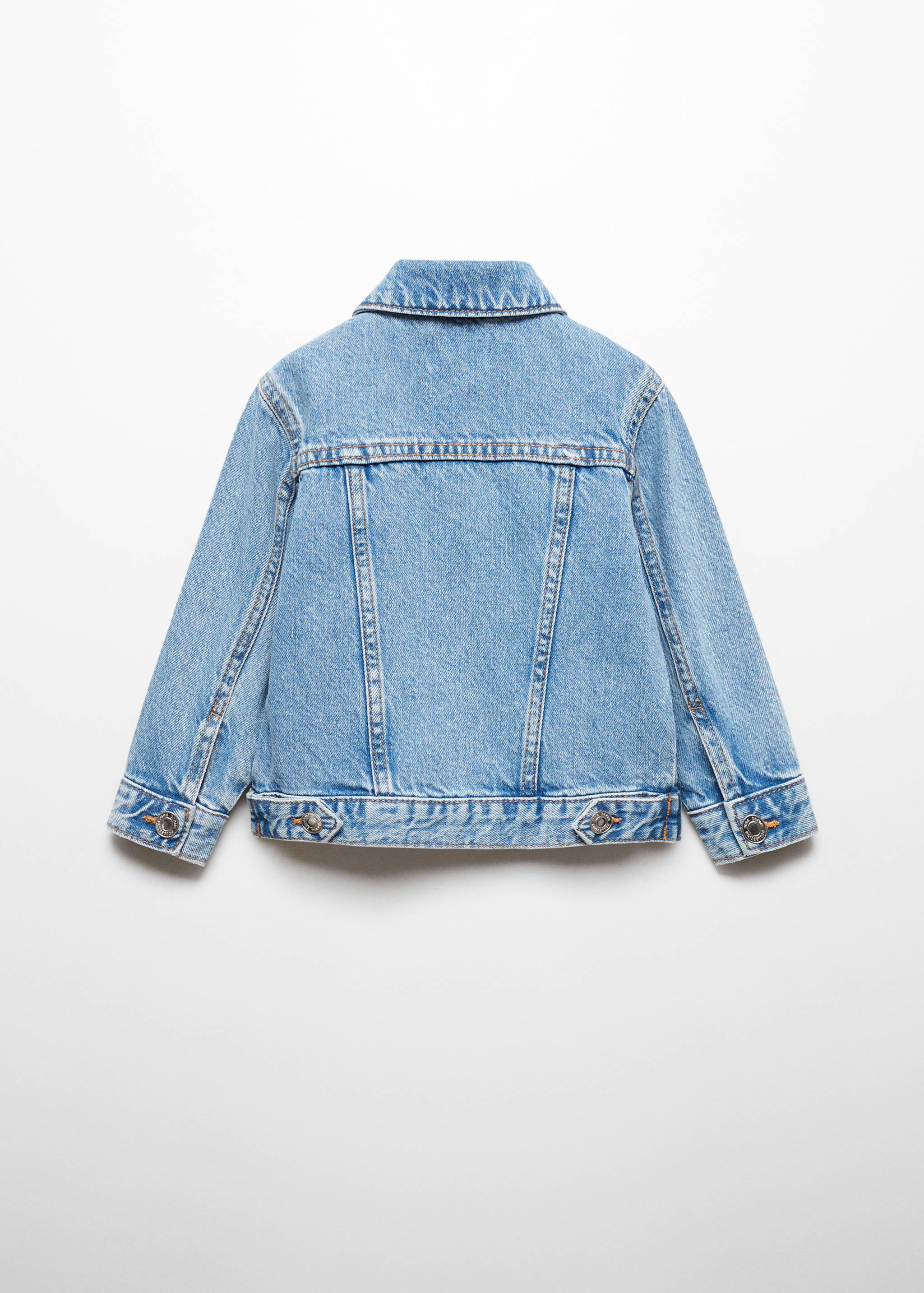 Cotton denim jacket - Reverse of the article