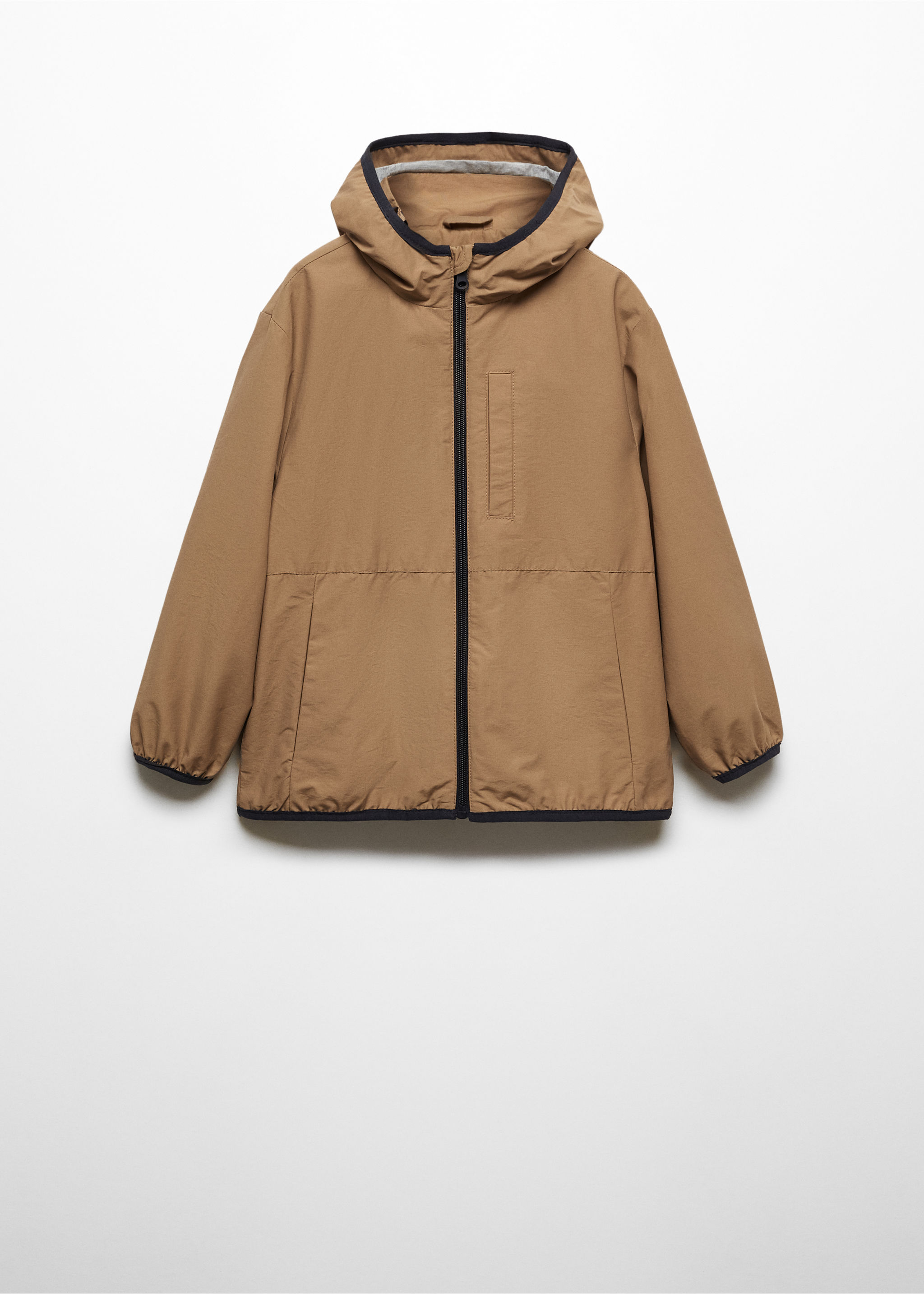 Hooded water-repellent parka - Article without model