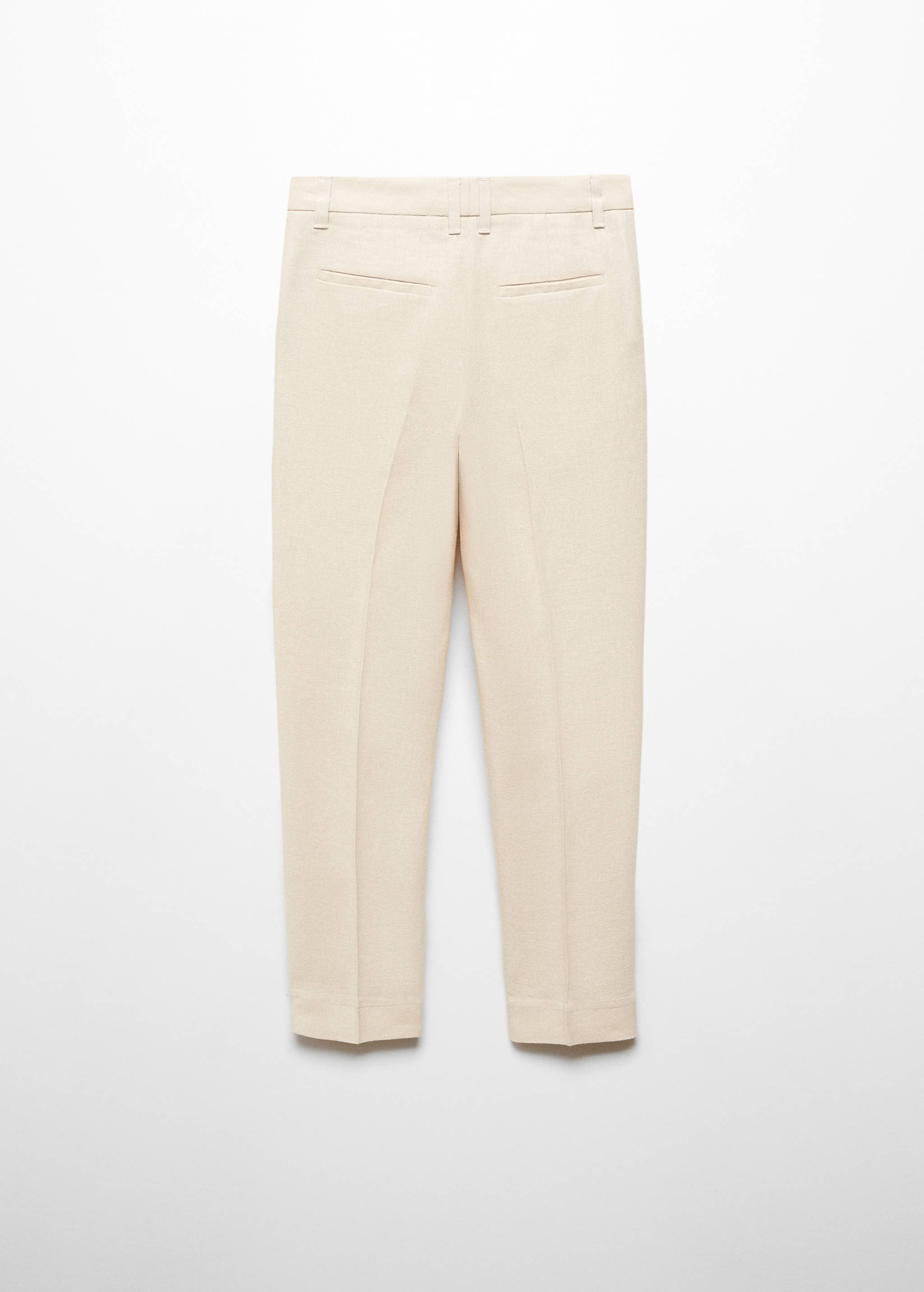 Linen suit trousers - Reverse of the article