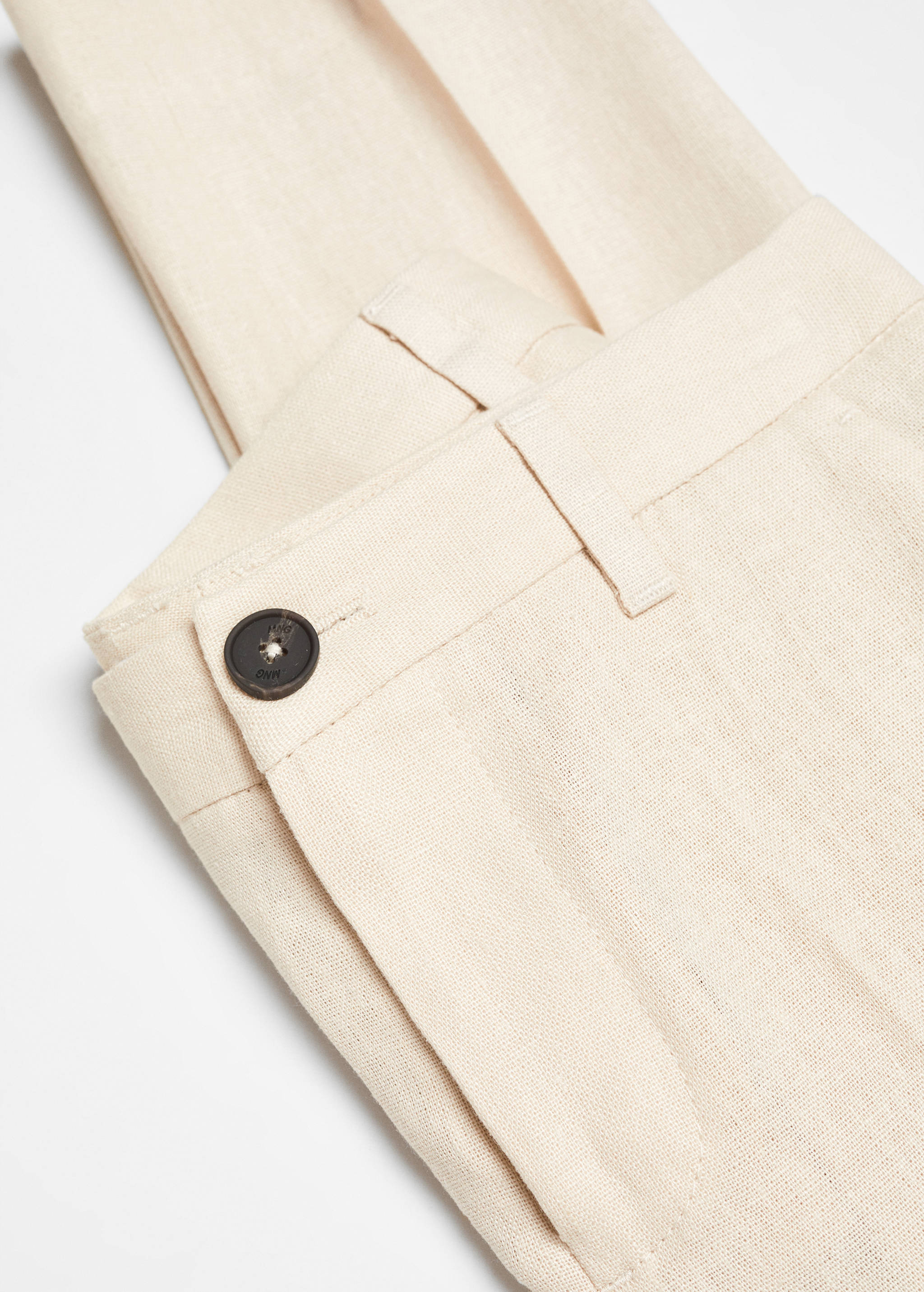 Linen suit trousers - Details of the article 8