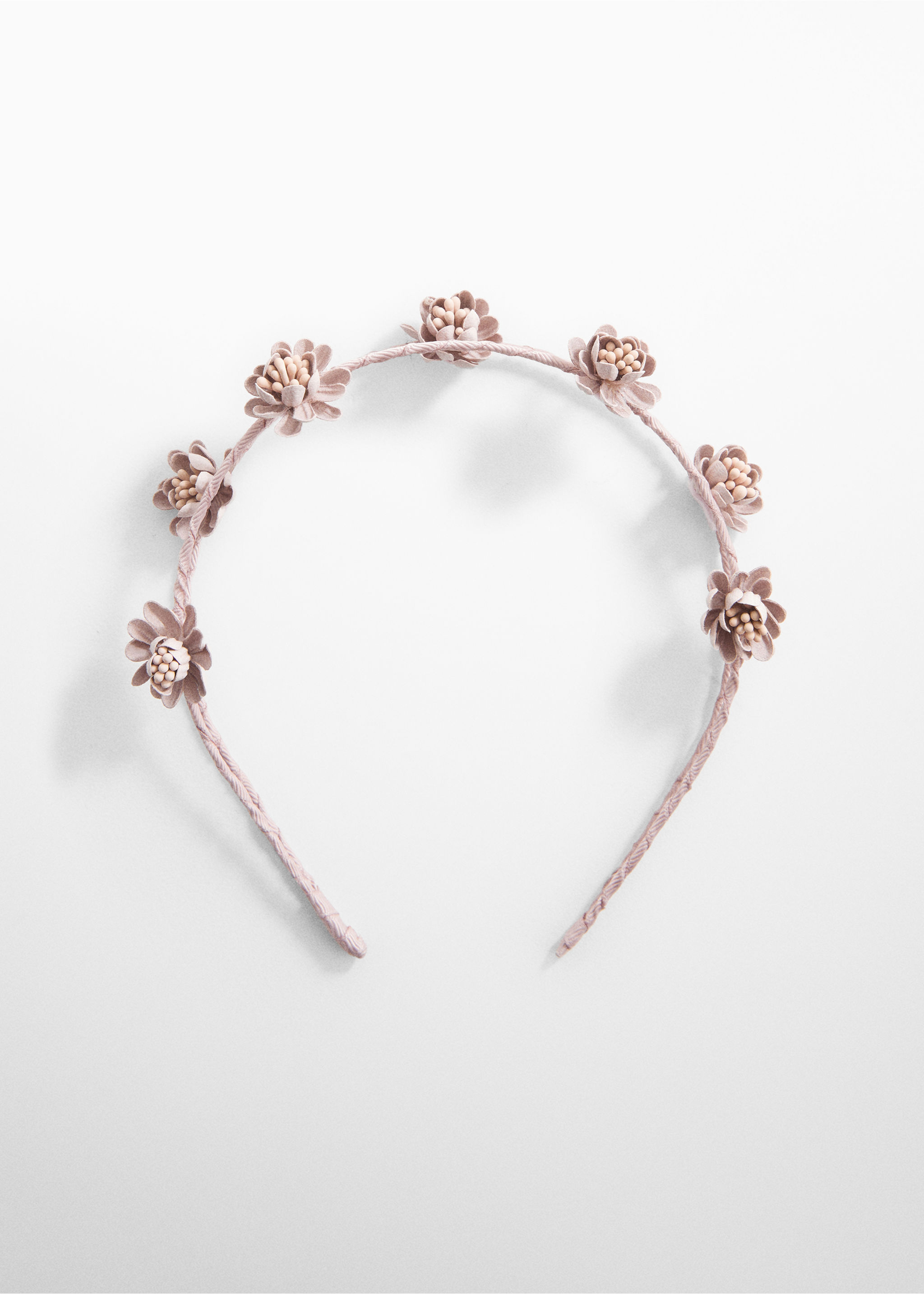 Diadema flores relieve - Artículo sin modelo