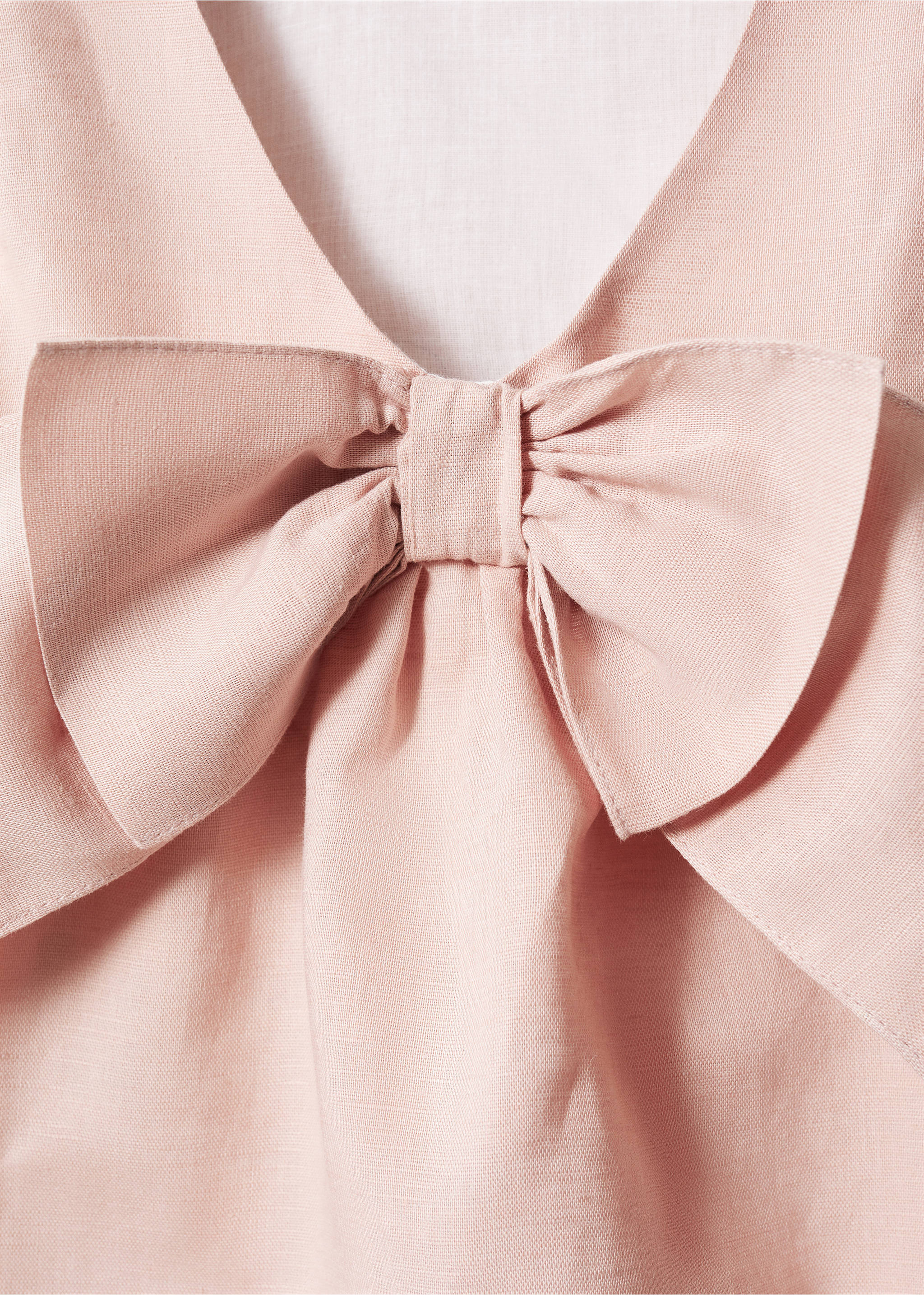 Linen dress and nappy cover - Details of the article 8, Pink. Ref: 67093698-00.