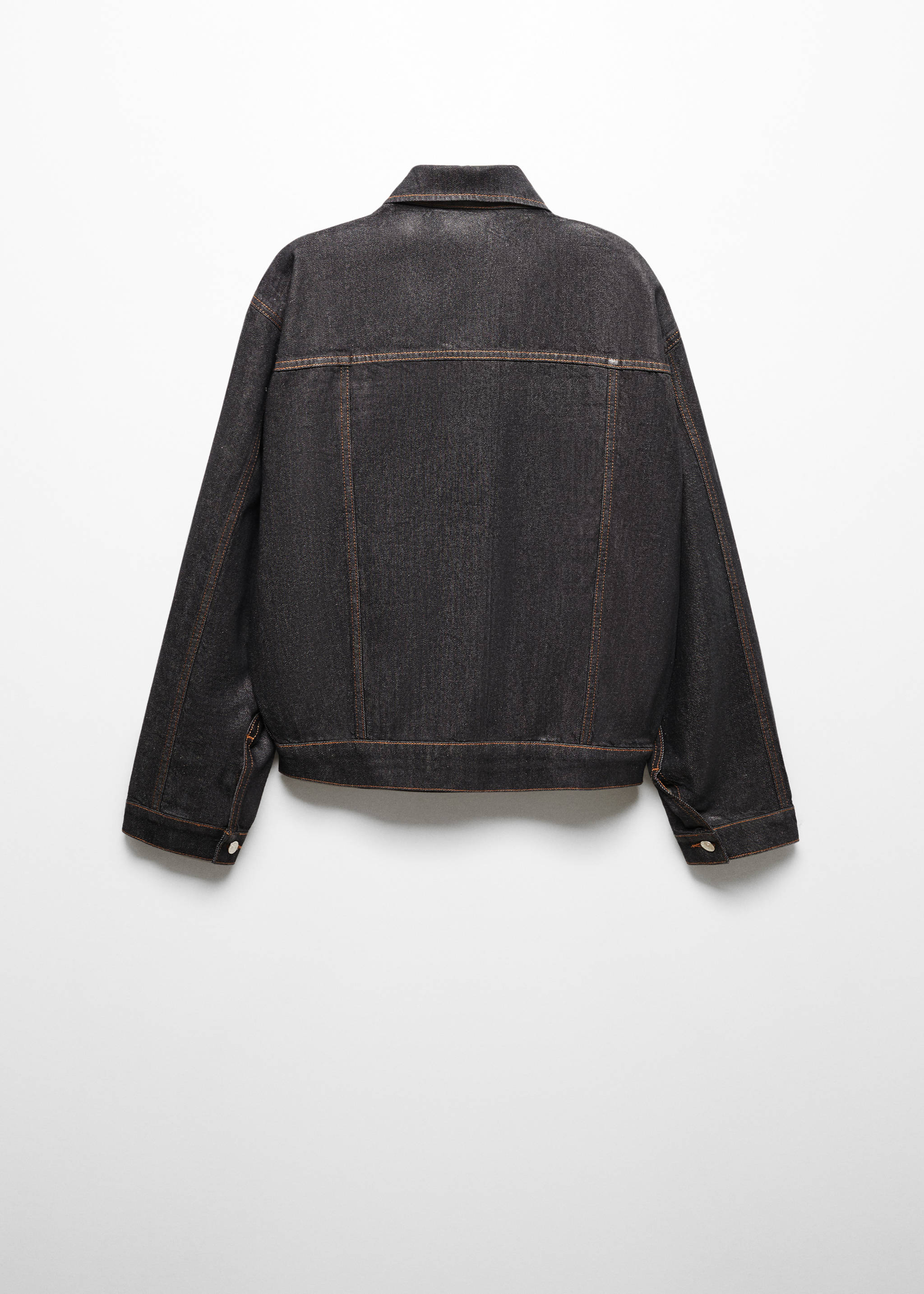 Geacă din denim foil oversize - Detaliu al articolului 9