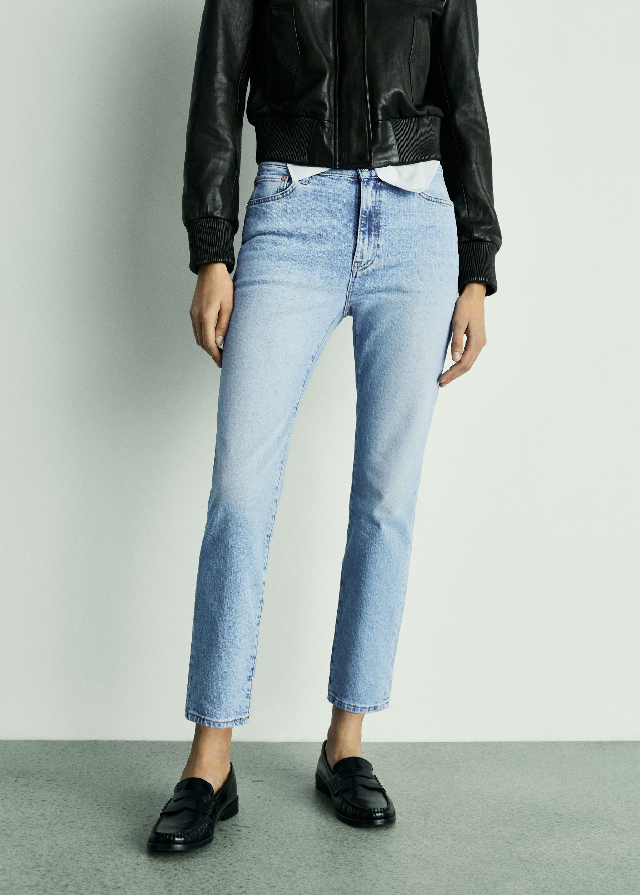 Slim-Jeans in Cropped-Länge Claudia - Mittlere Ansicht