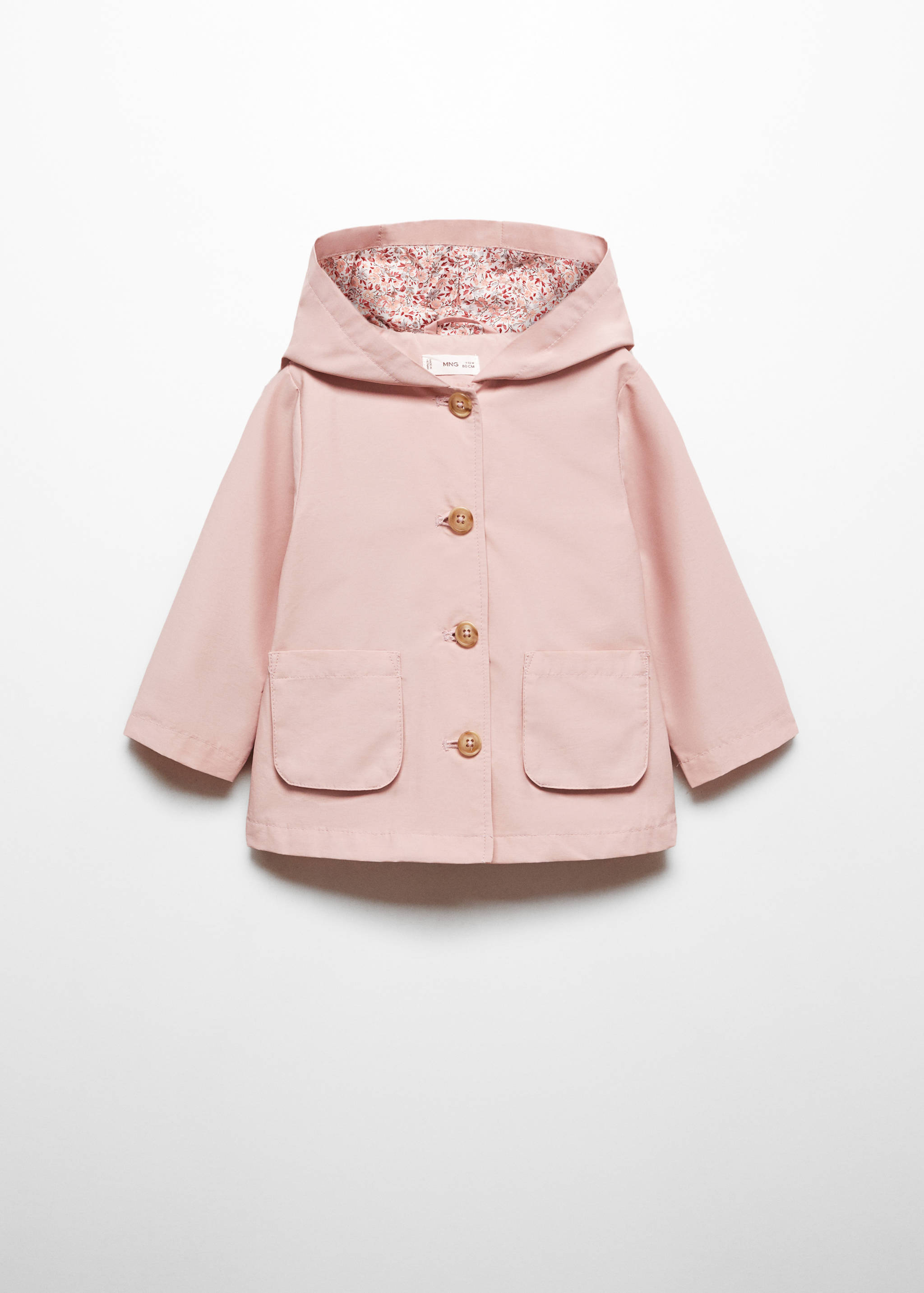 Buttoned cotton jacket - Article without model