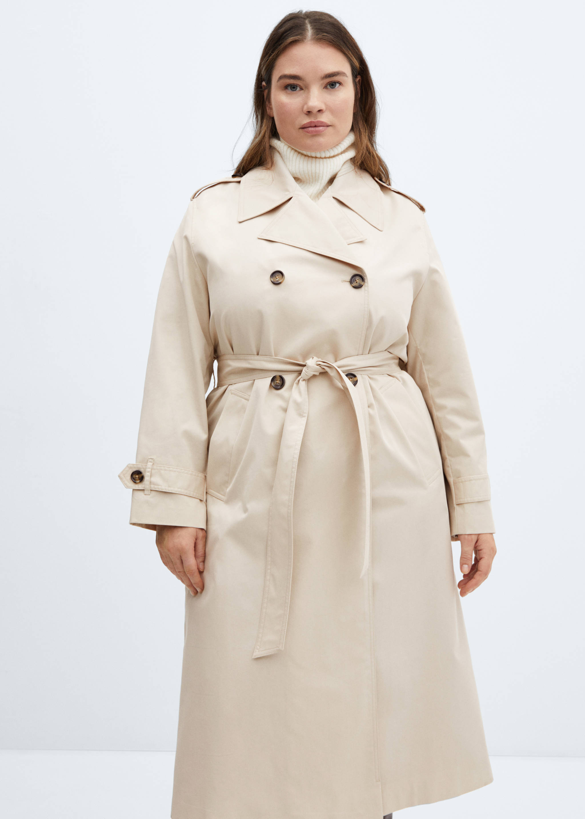 Double-breasted trench coat - Details of the article 5