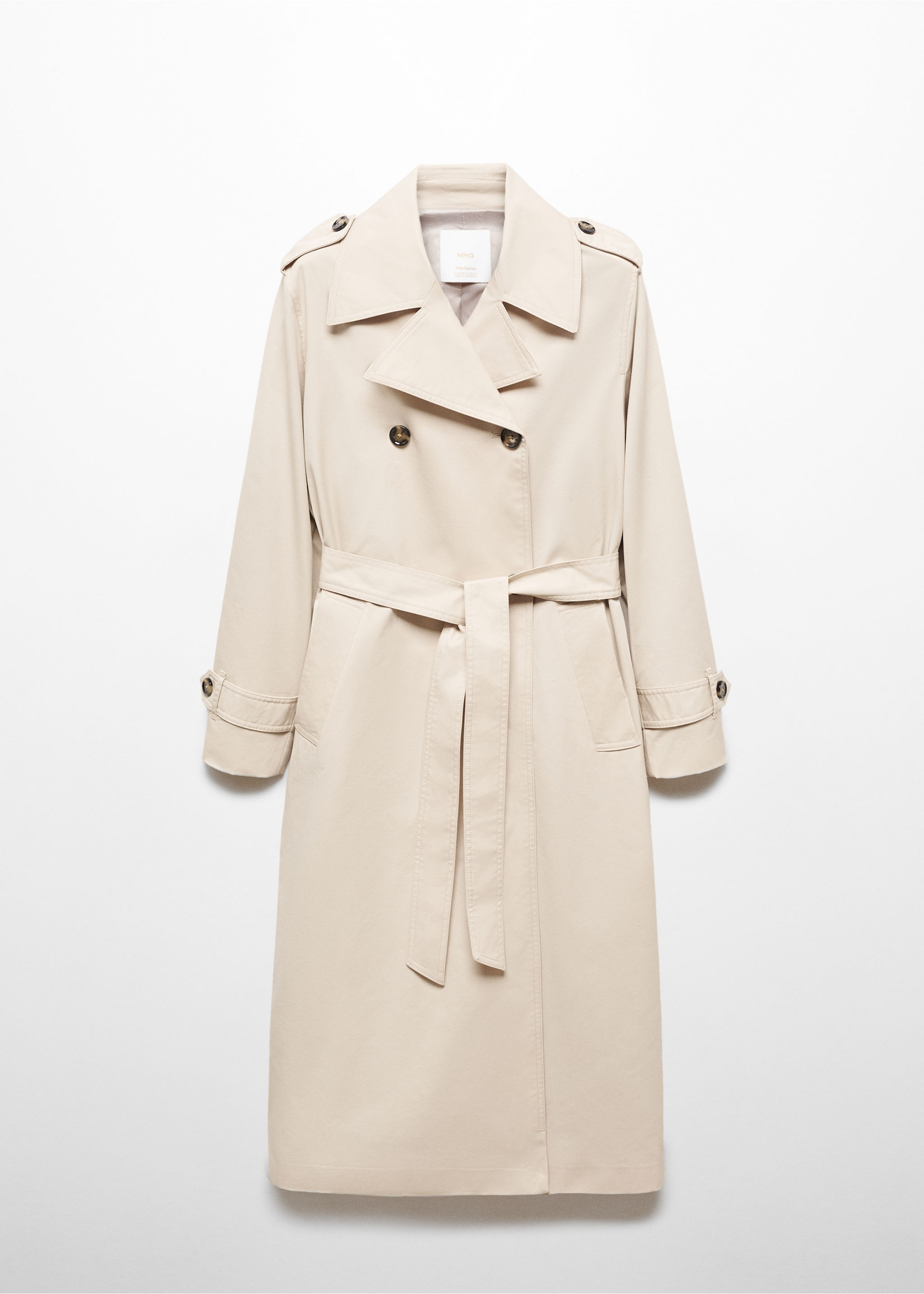 Double-breasted trench coat - Article without model