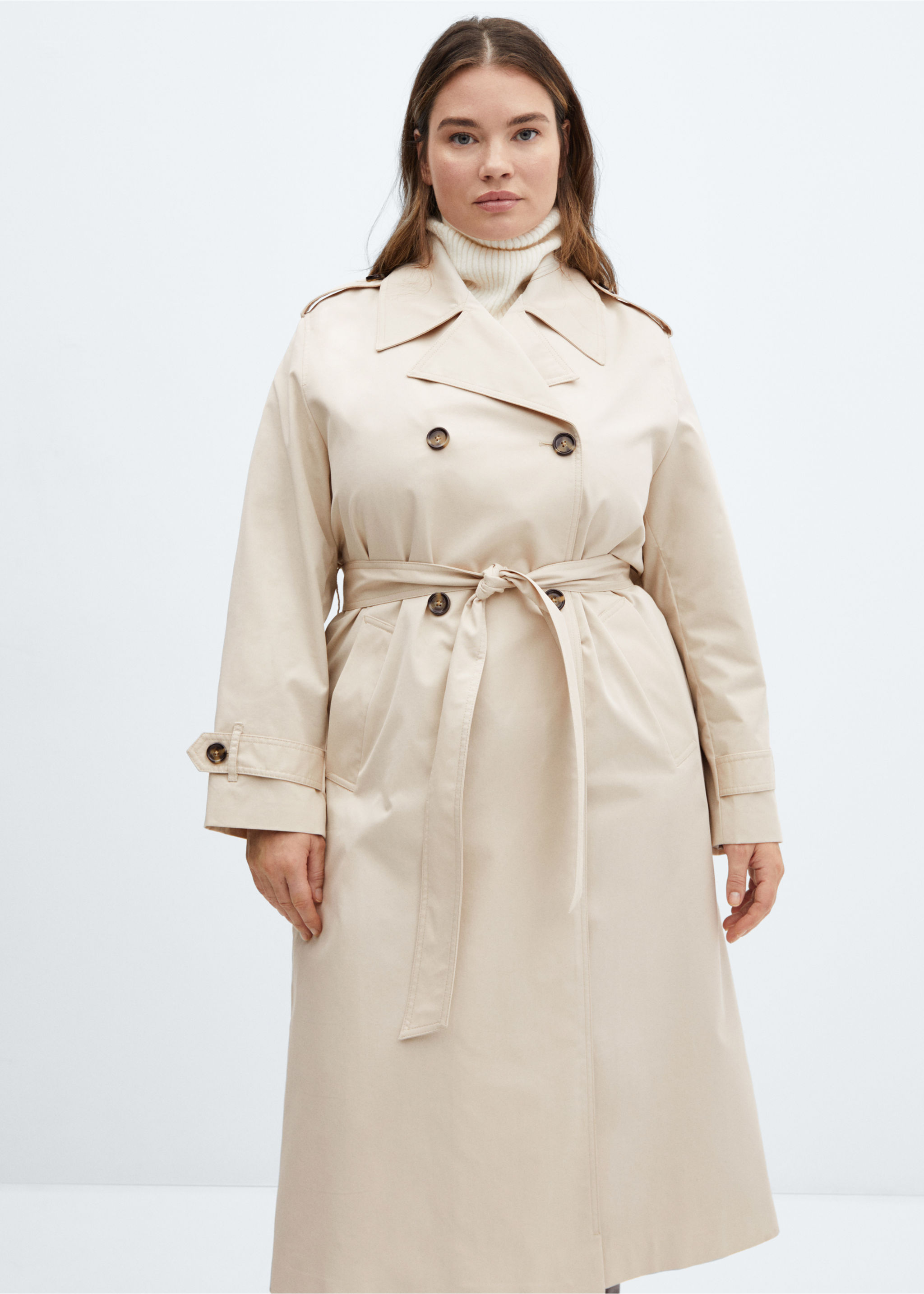 Double-breasted trench coat - Details of the article 5