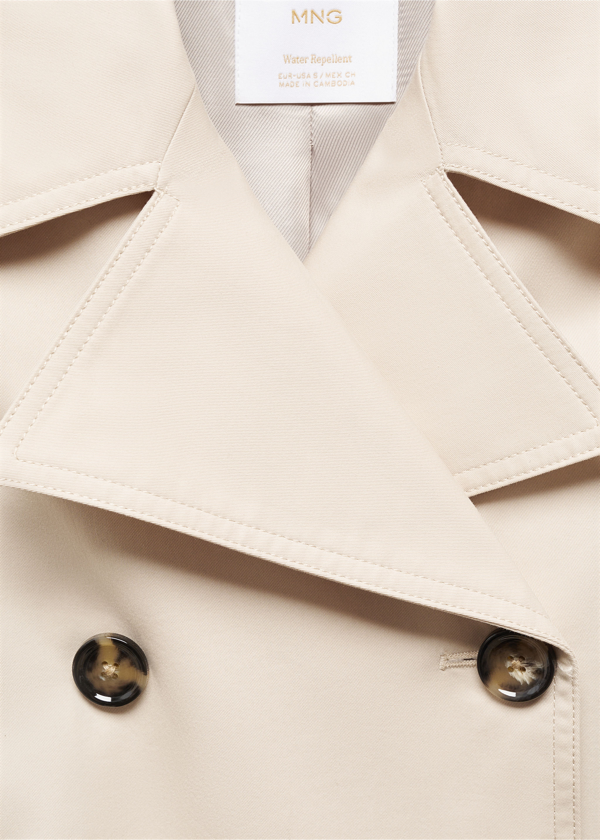 Zweireihiger Trenchcoat - Detail des Artikels 8