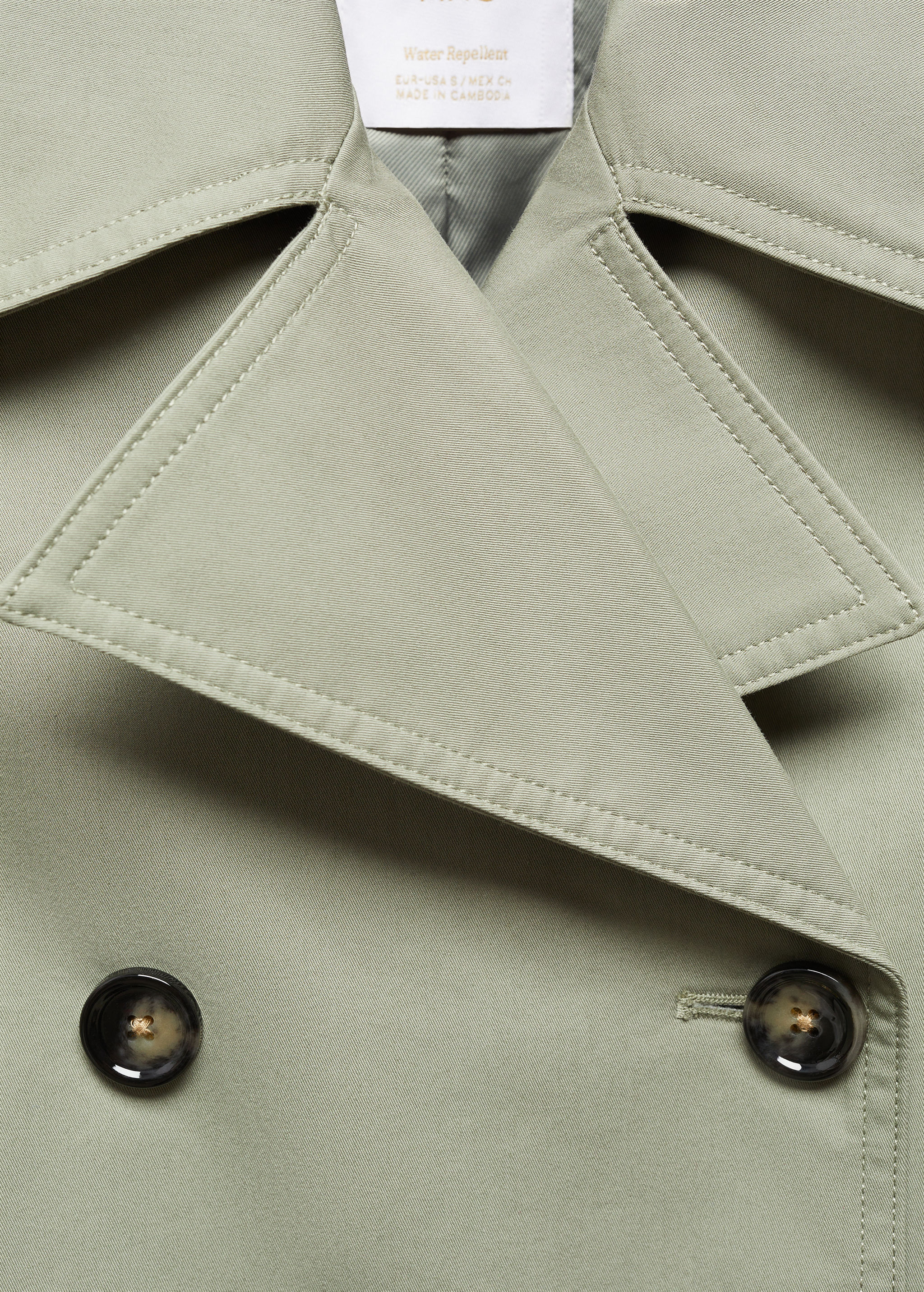 Zweireihiger Trenchcoat - Detail des Artikels 8