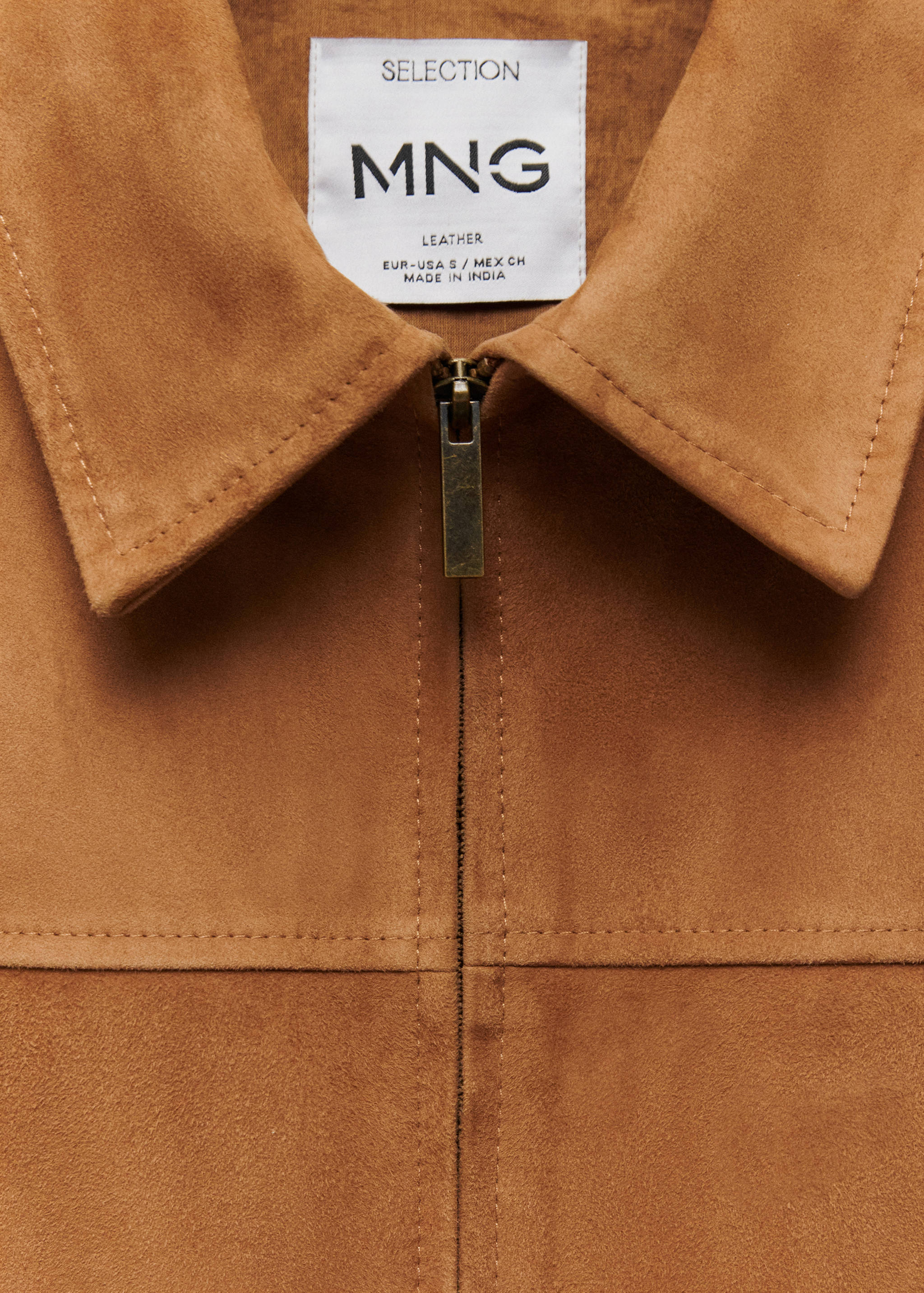 Leather bomber jacket - Details of the article 8