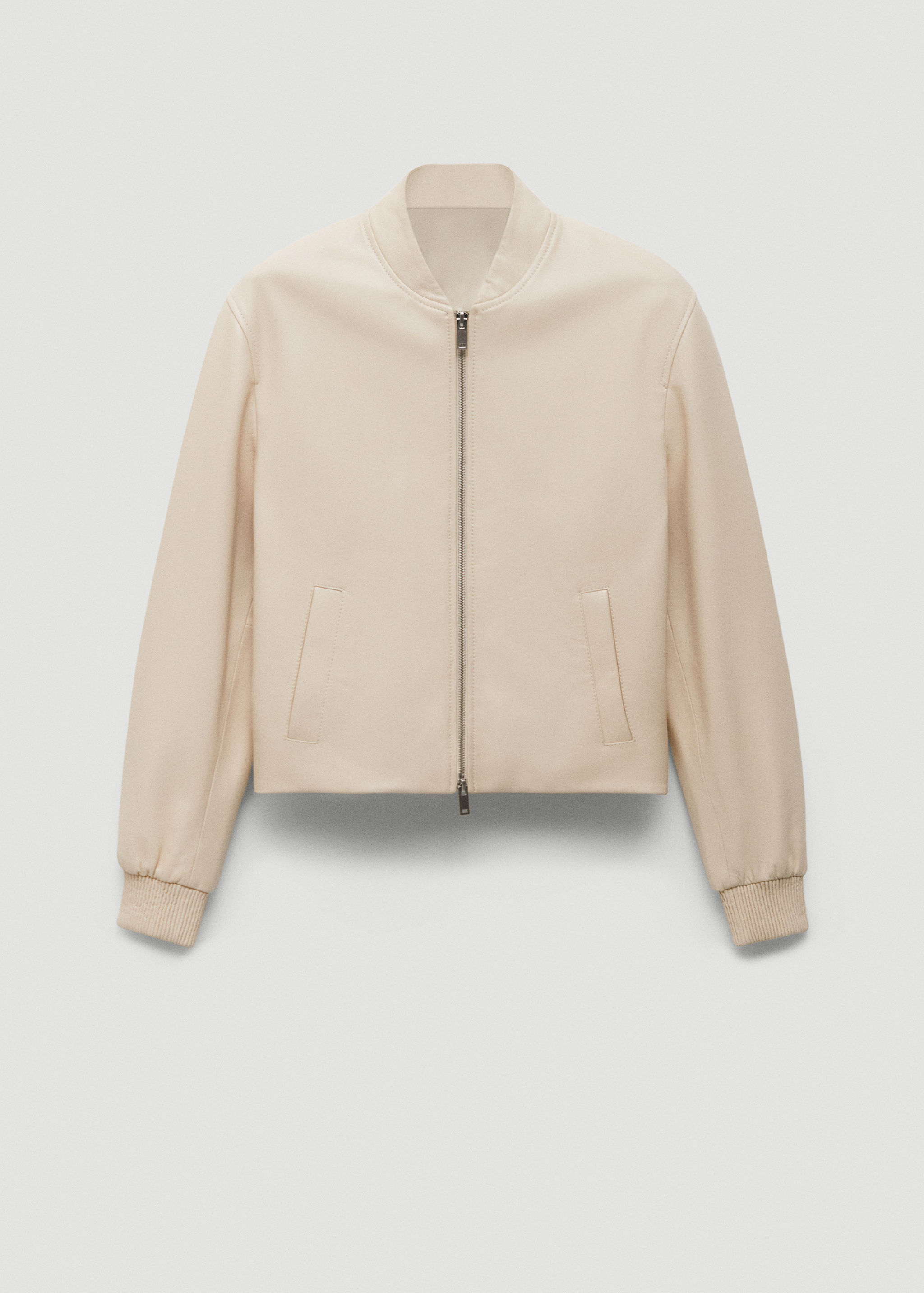 100% leather bomber jacket - Article without model