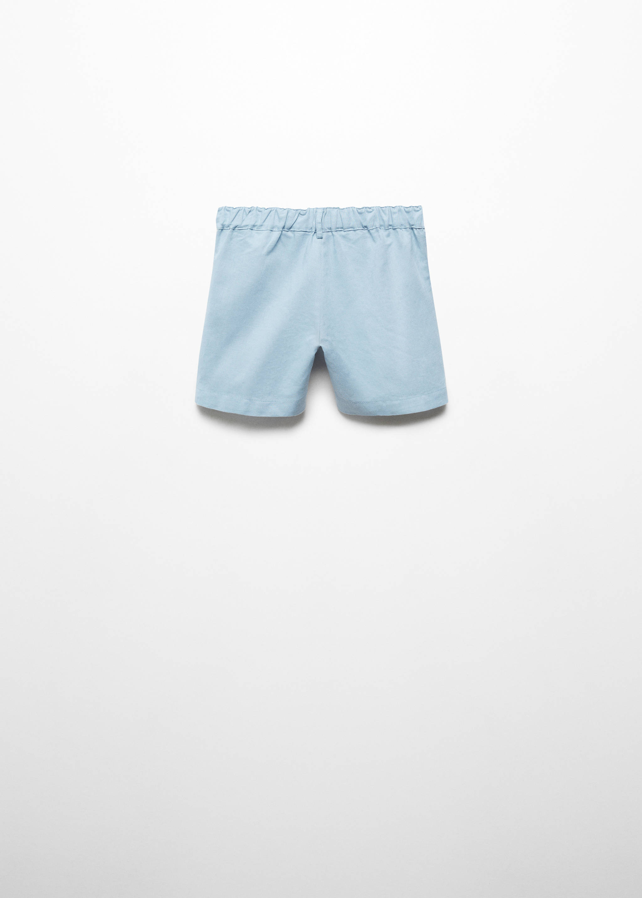 Linen-blend Bermuda shorts - Reverse of the article