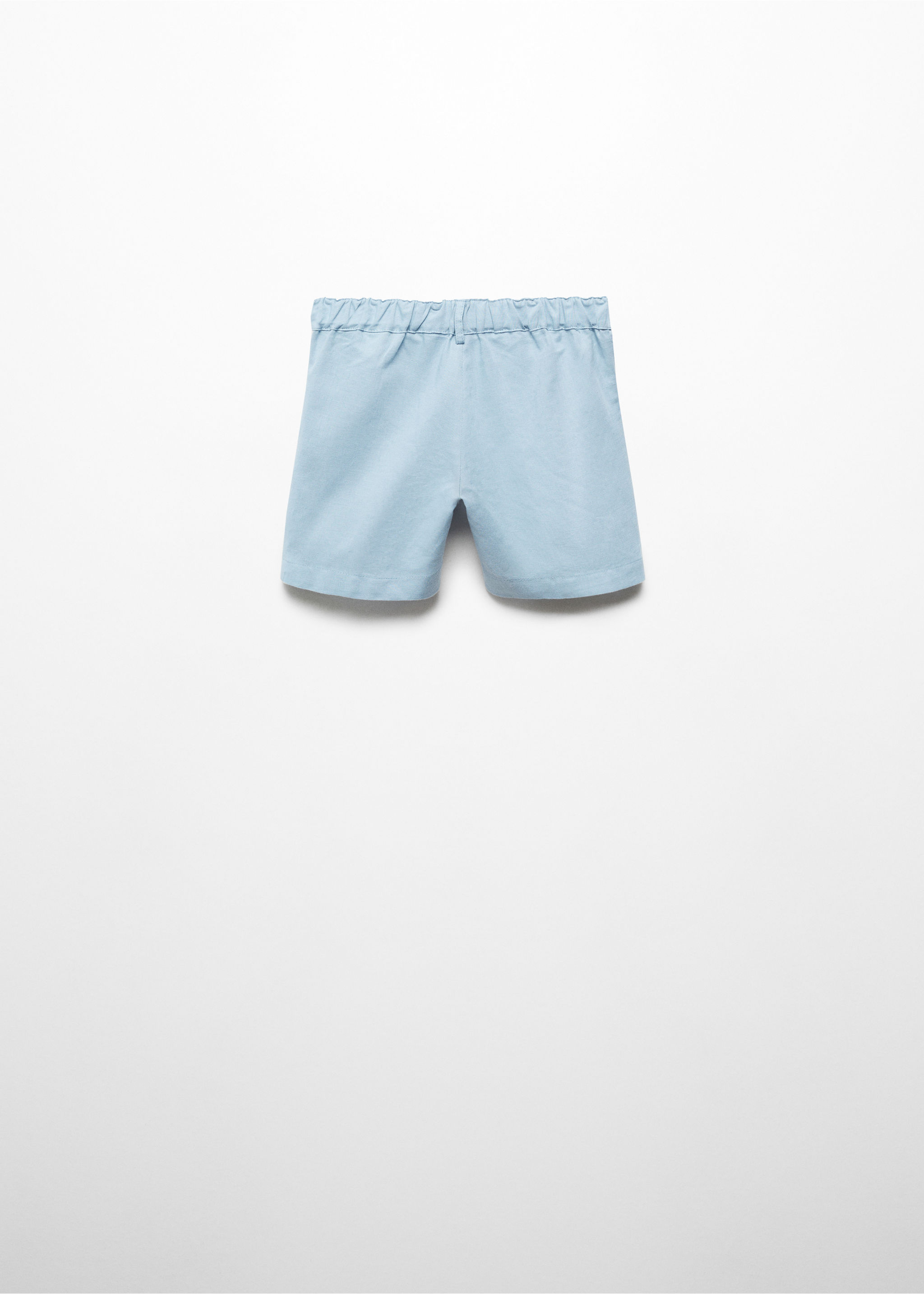 Linen-blend Bermuda shorts - Reverse of the article