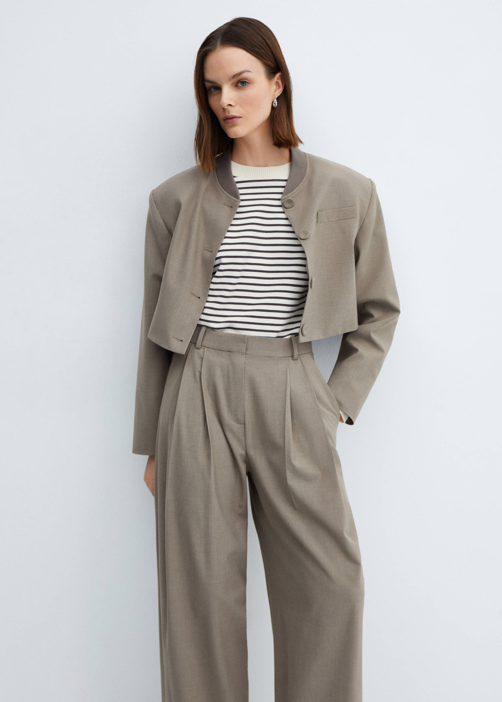 Hanorac din tricot cu dungi - Detaliu al articolului 2