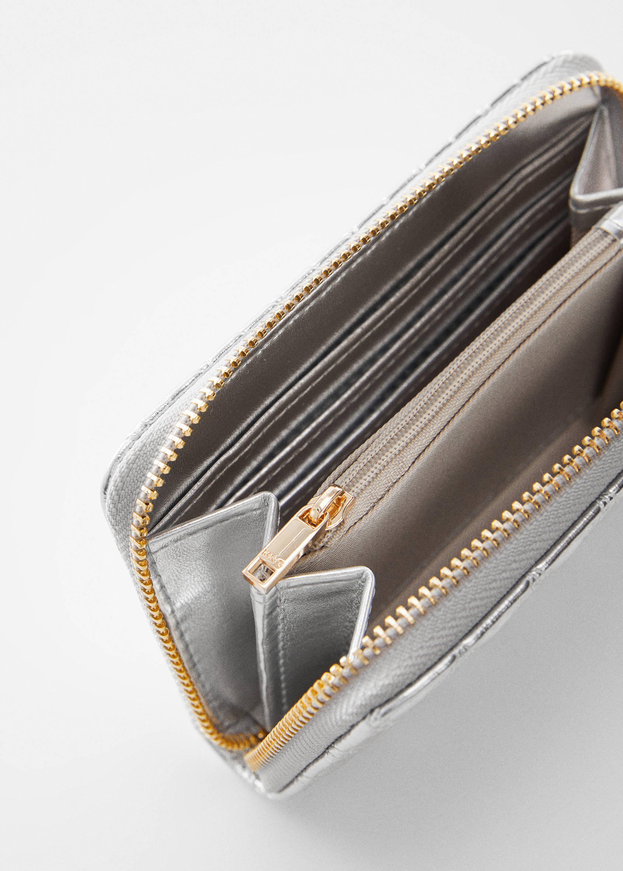 Padded logo wallet - Medium plane