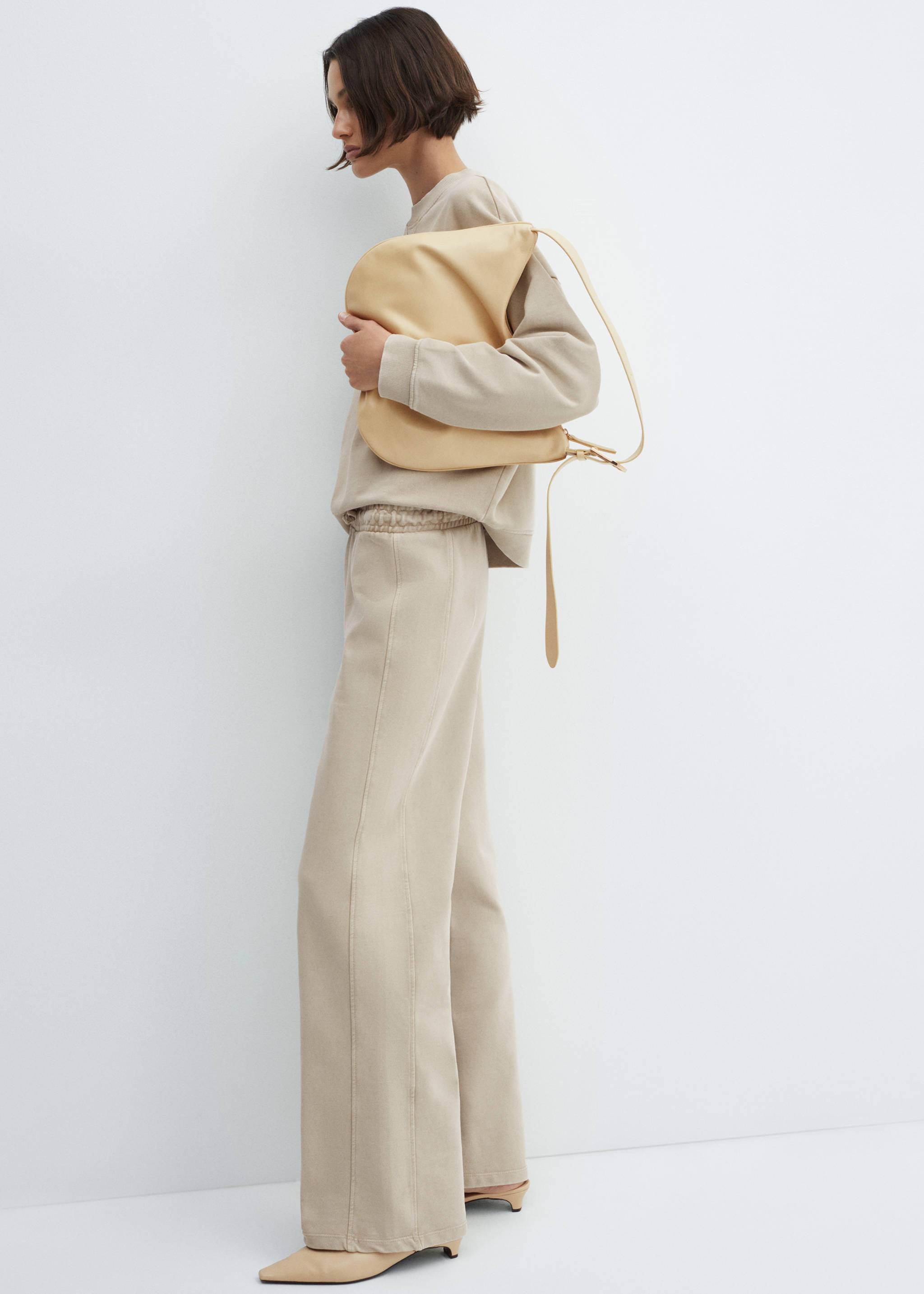 Gewaschene Hose mit Stretchbund - Detail des Artikels 2