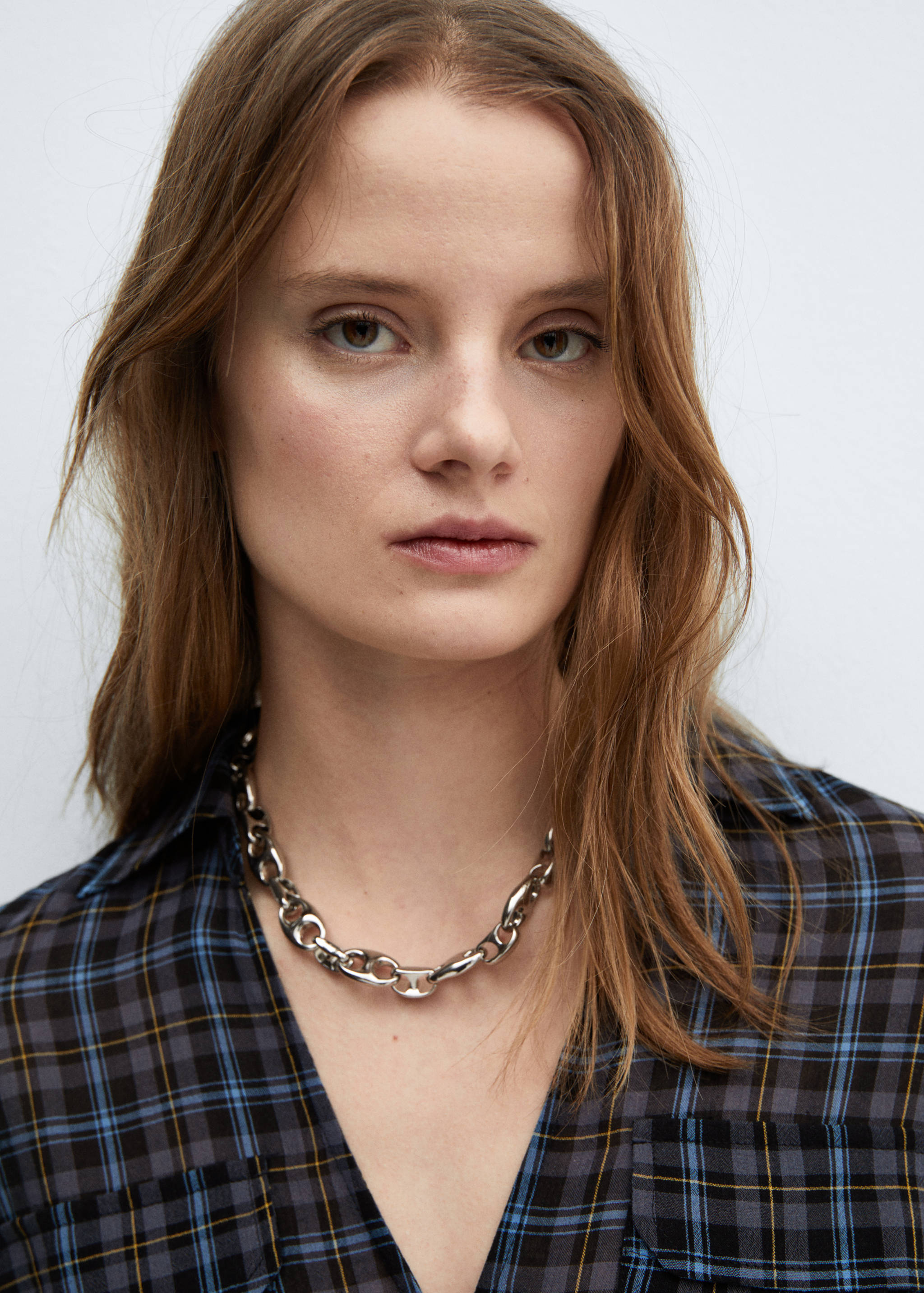 Překřížené šaty s kostkou - Detail zboží 1