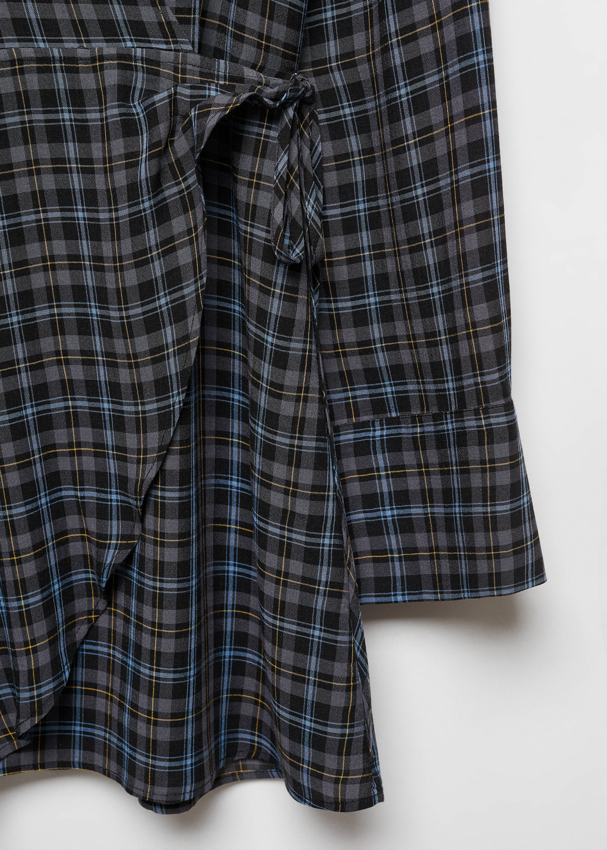 Překřížené šaty s kostkou - Detail zboží 8