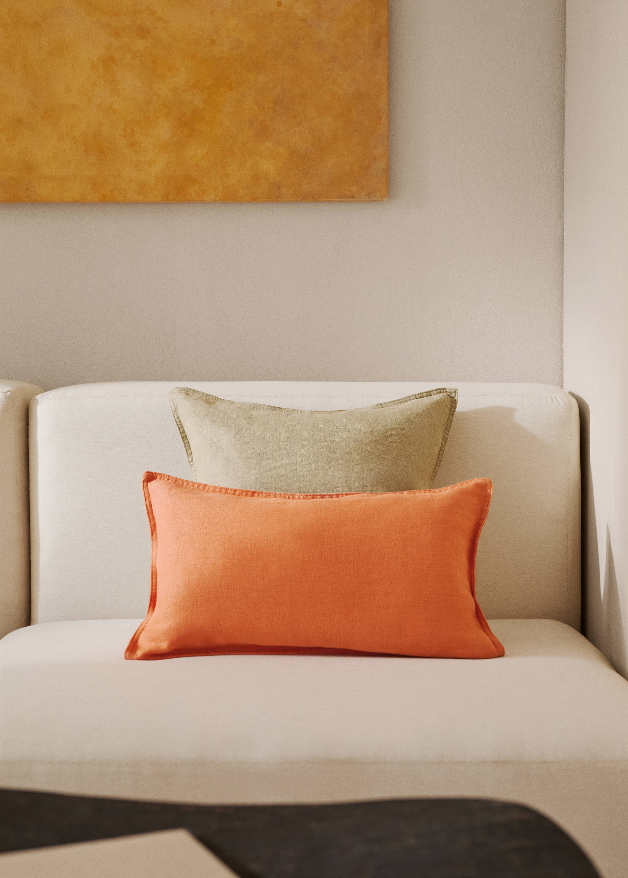 Kissenbezug aus 100 % Leinen 30 x 50 cm - Allgemeine Ansicht