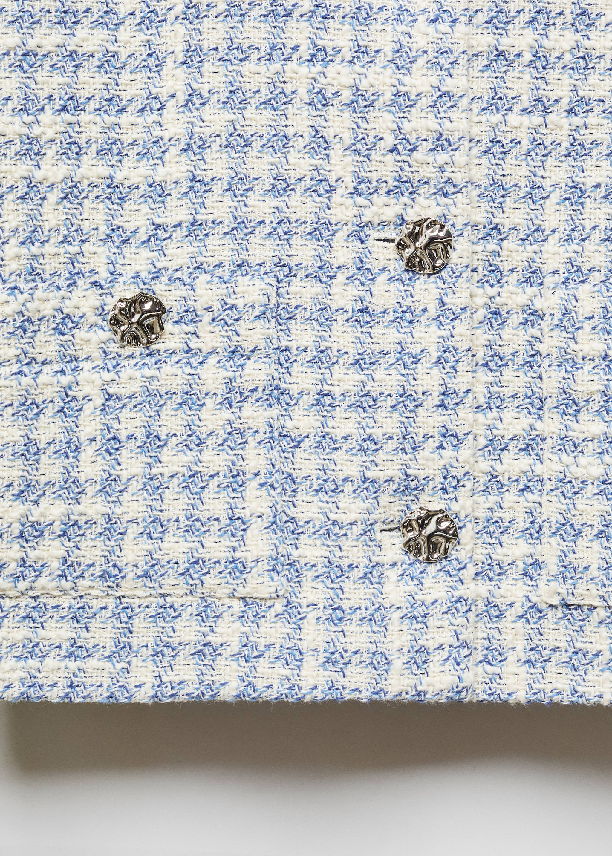Chaqueta tweed botones metálicos - Detalle del artículo 8