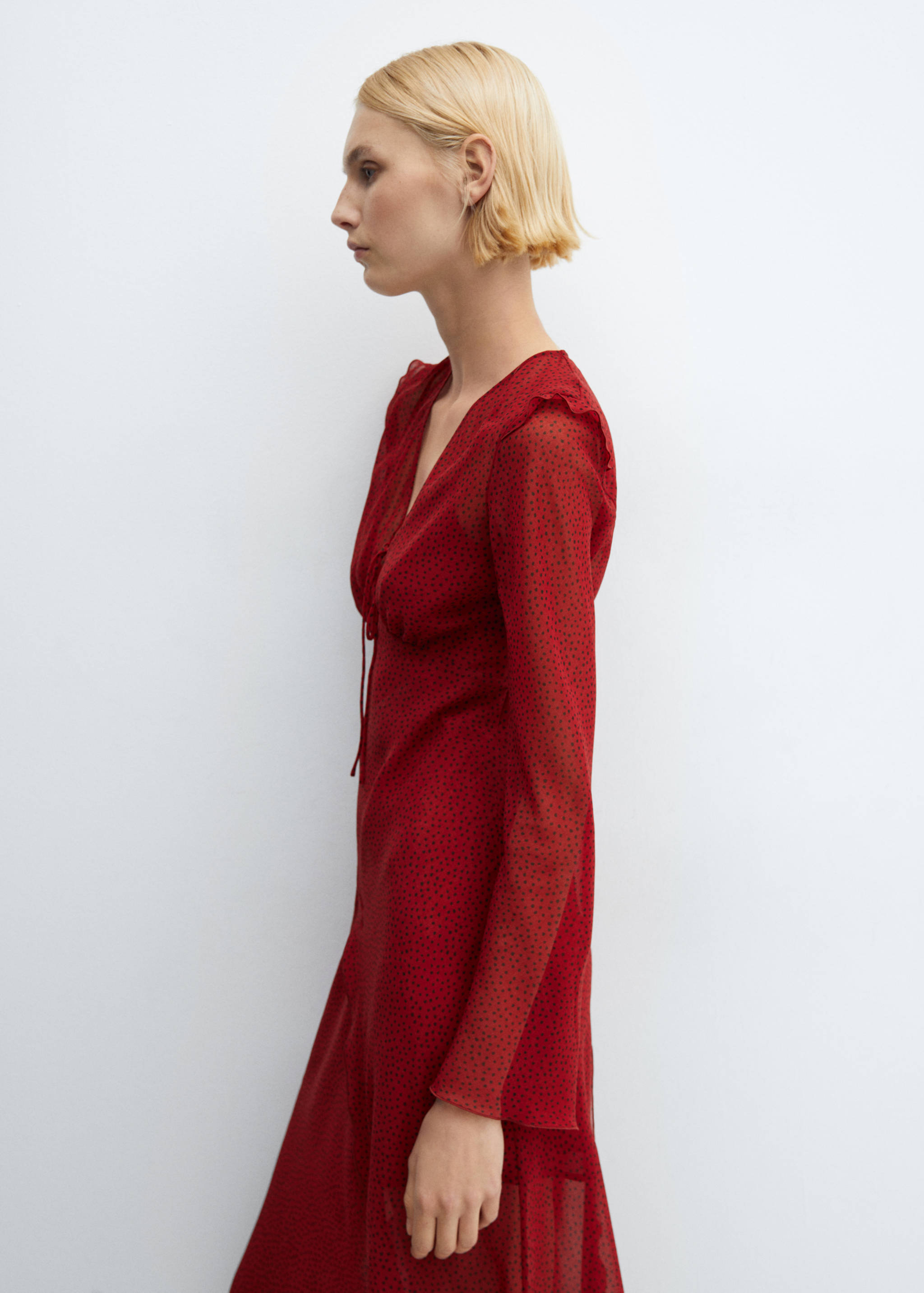 Vestido estampado lazo - Detalle del artículo 2
