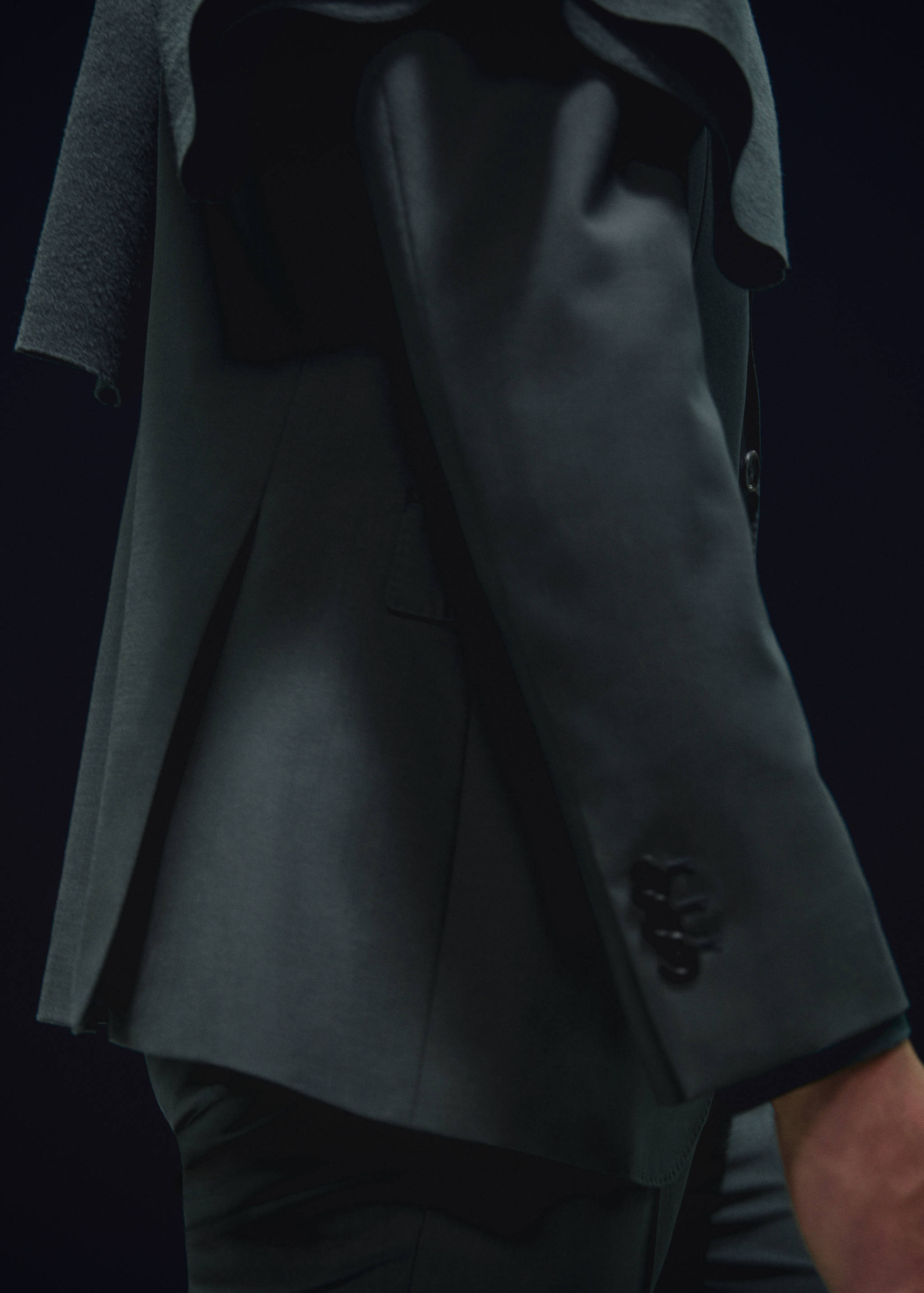 Dressjakke i ull, slim-fit - Artikkeldetalj 6