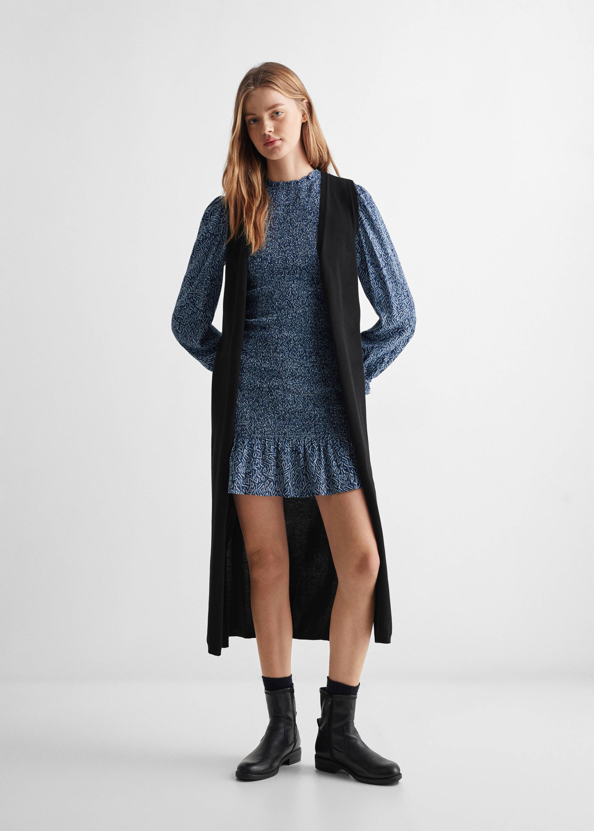 Lange Strickweste - Allgemeine Ansicht