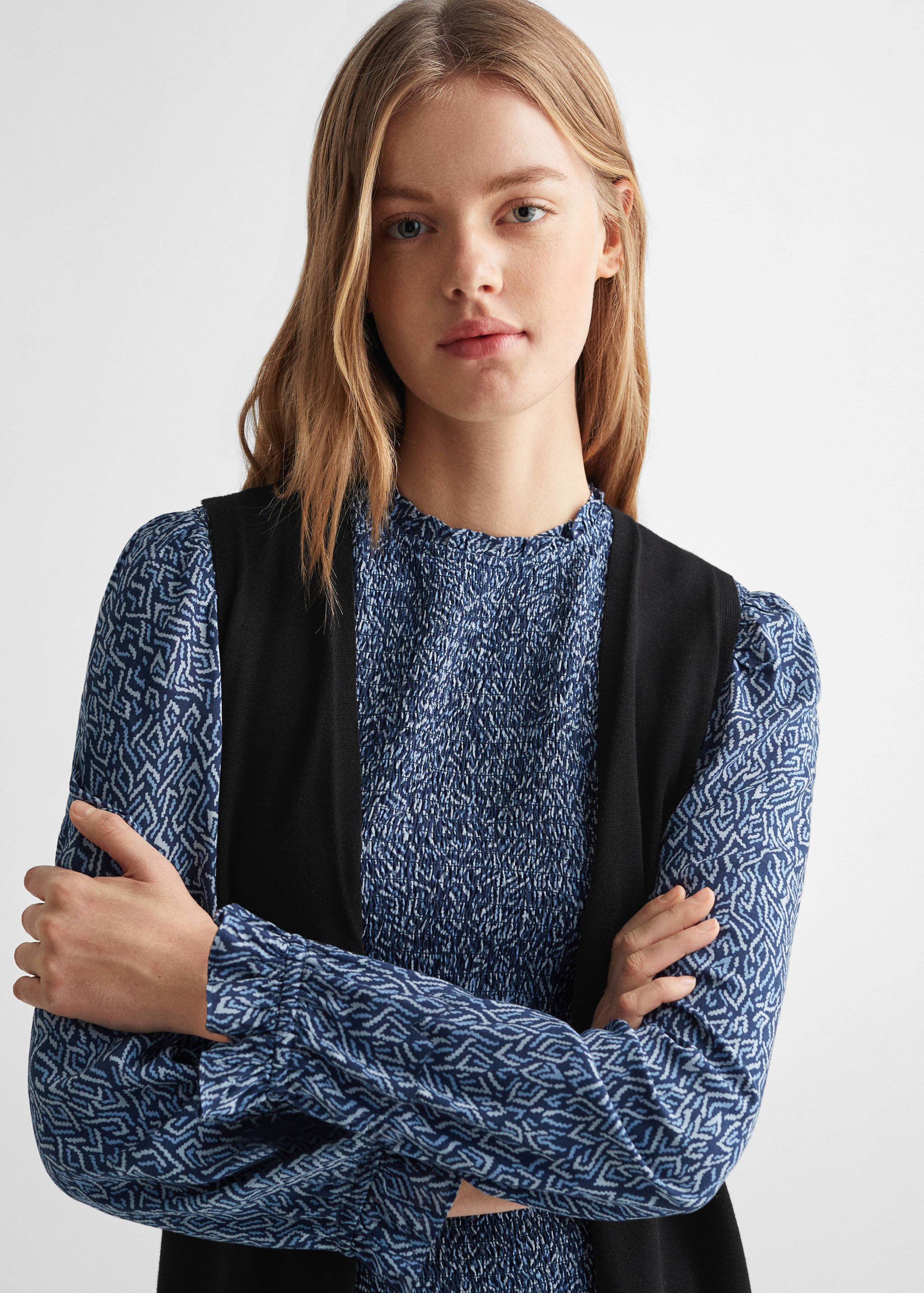 Lange Strickweste - Detail des Artikels 1